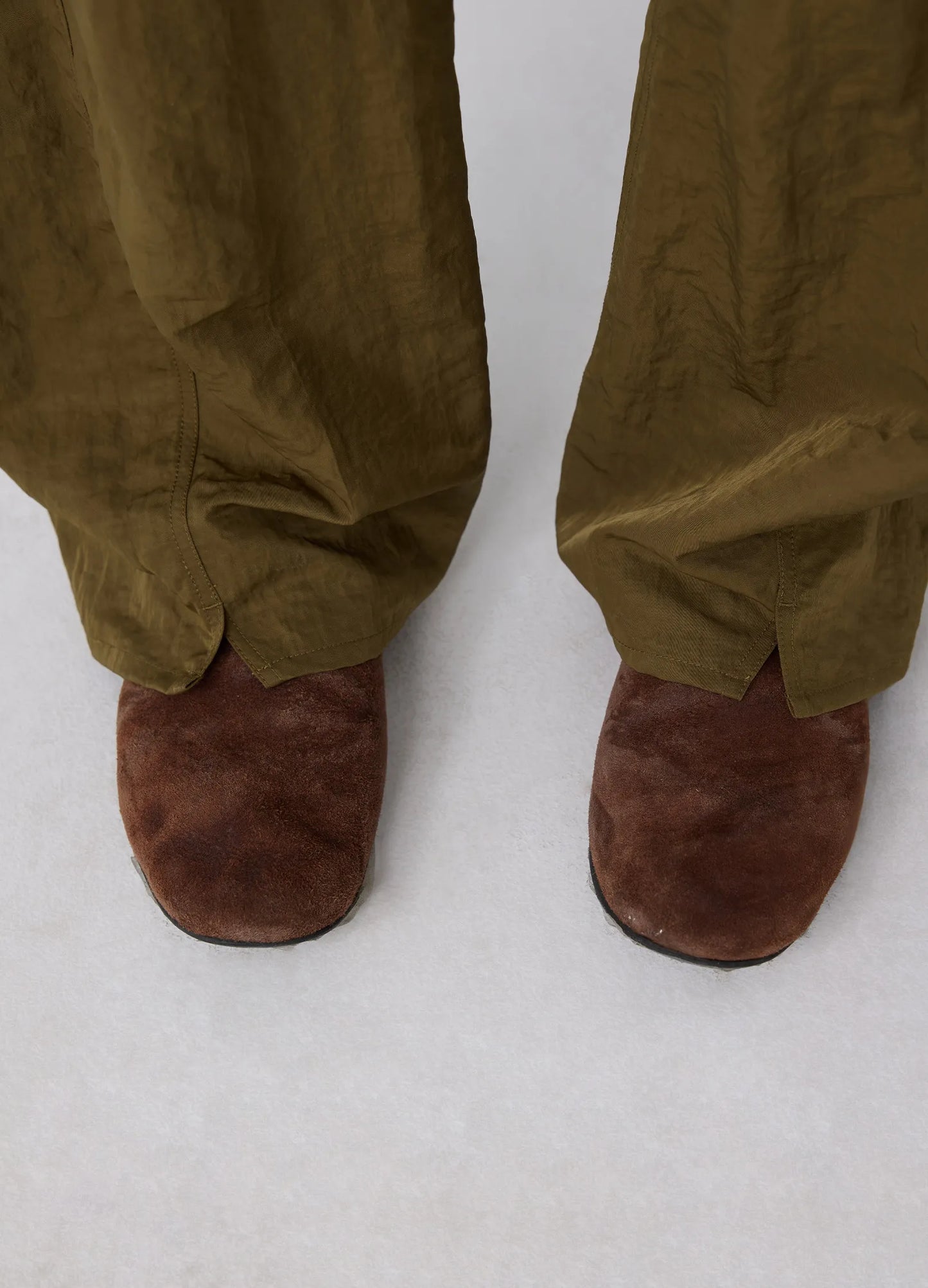 Rough Cotton Twist Trousers