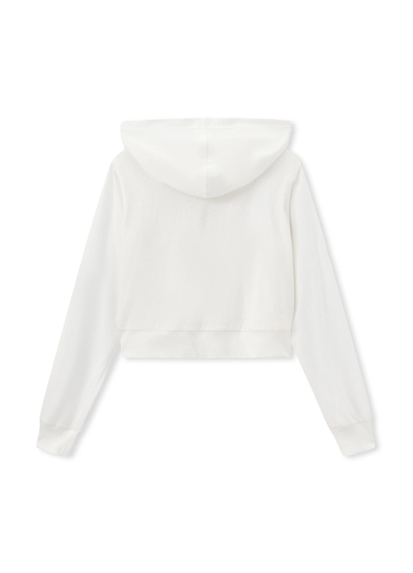 Sheer Hooded Sweatshirt