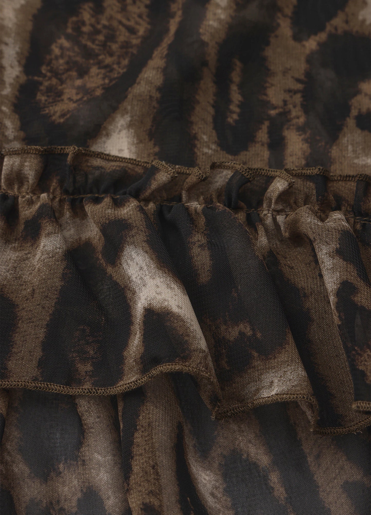 Sheer Leopard Blouse