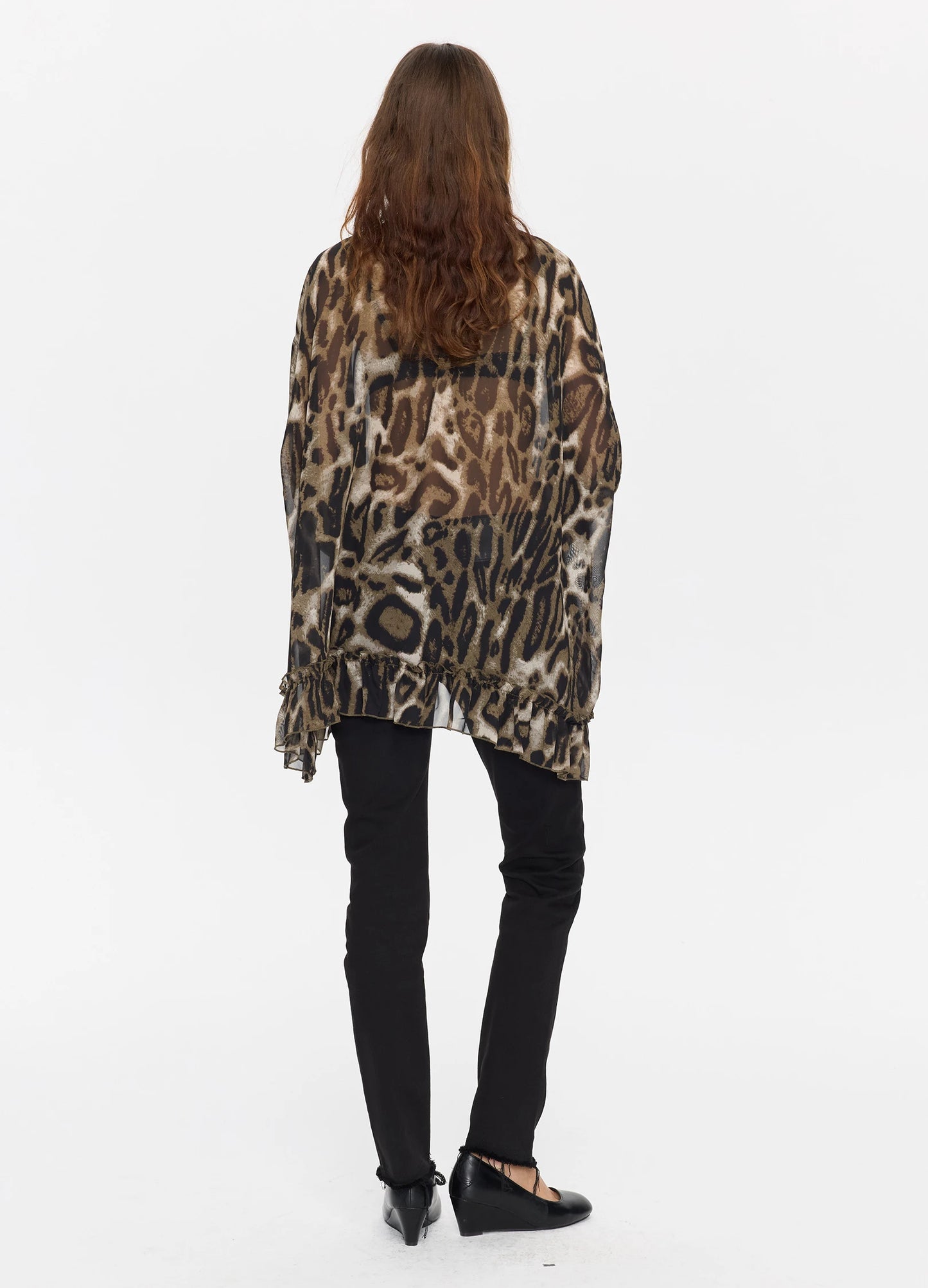 Sheer Leopard Blouse