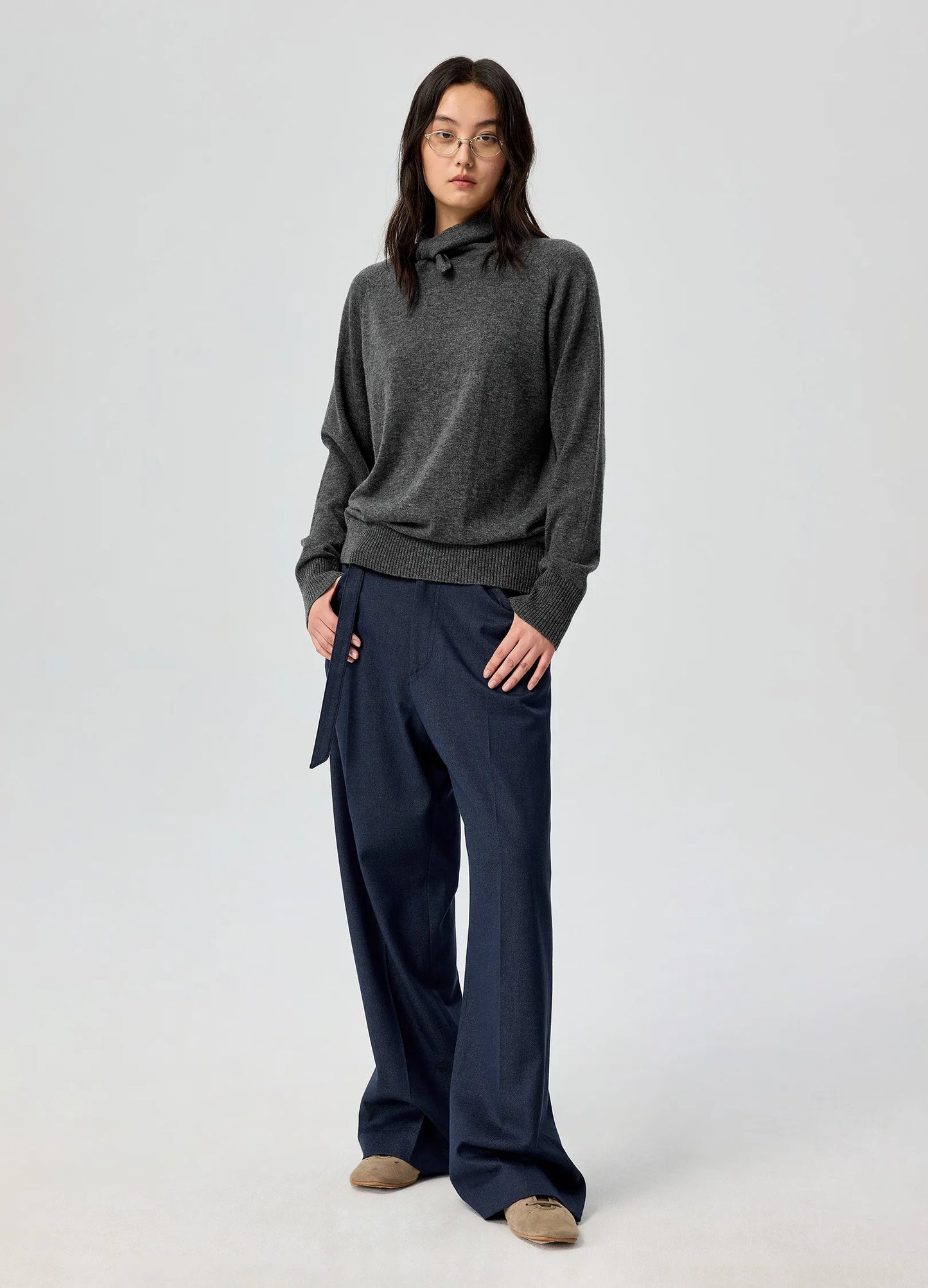 Slanted Neck Sweat