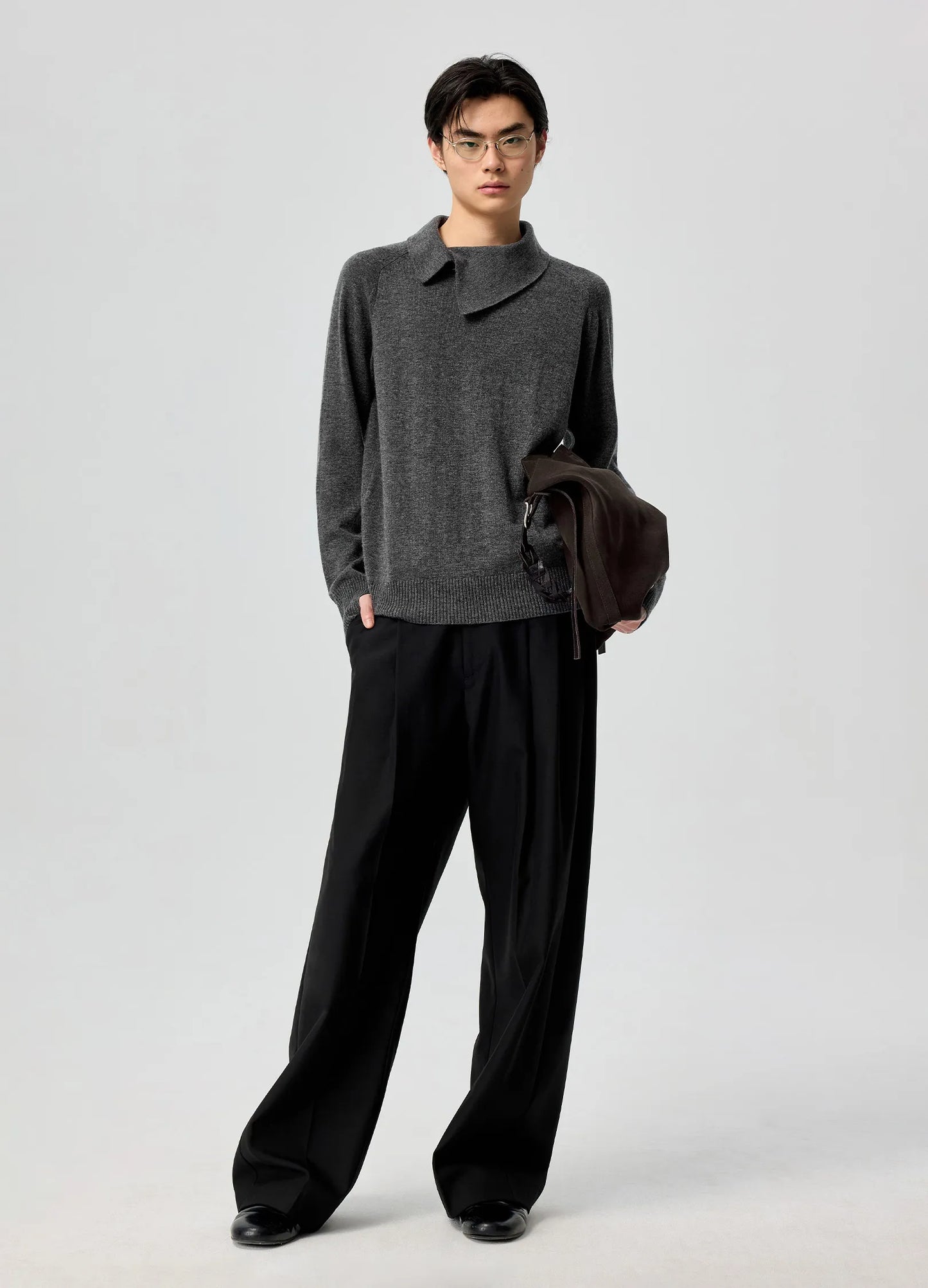 Slanted Neck Sweat