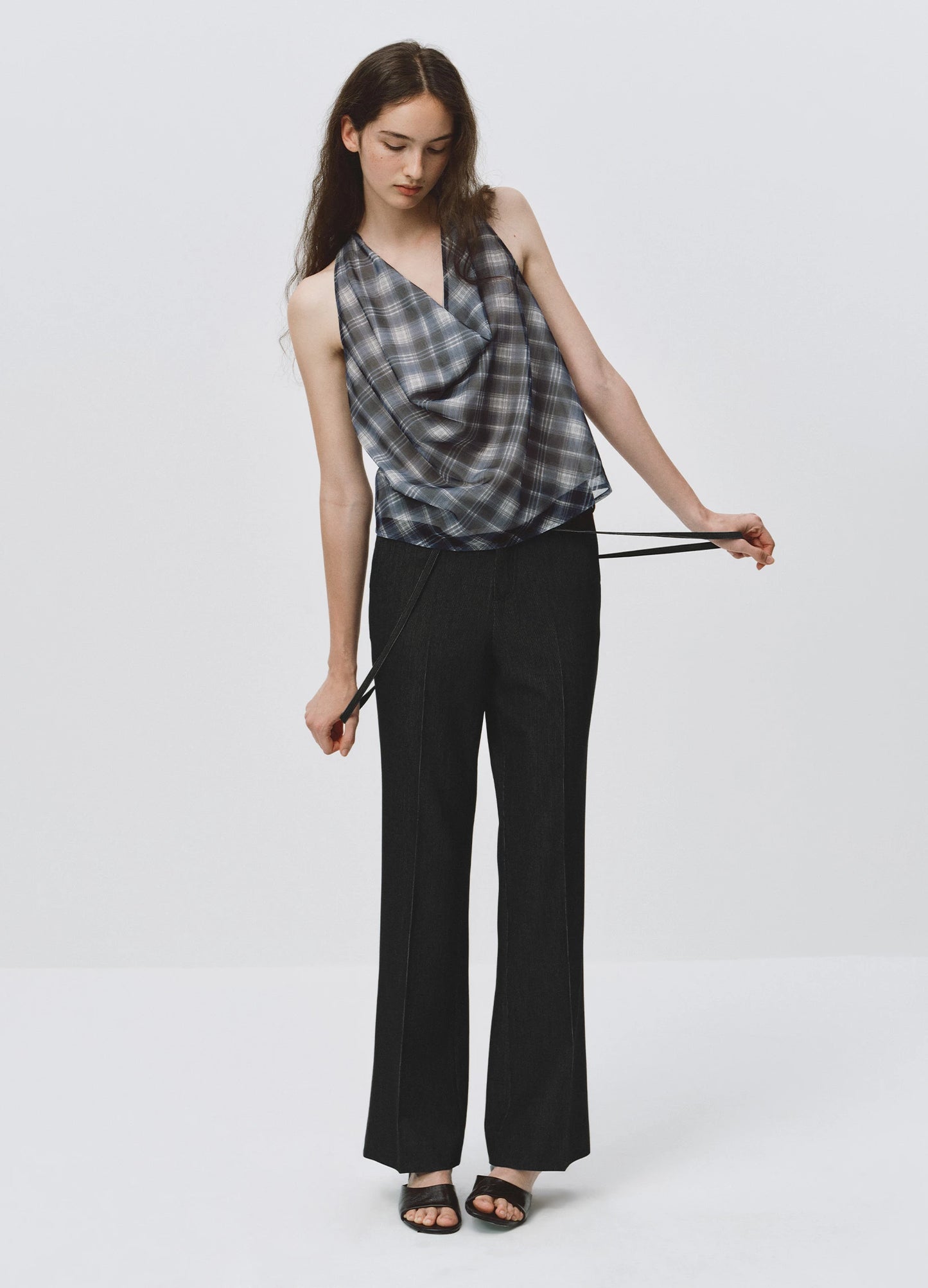 Slim Bootcut Trousers