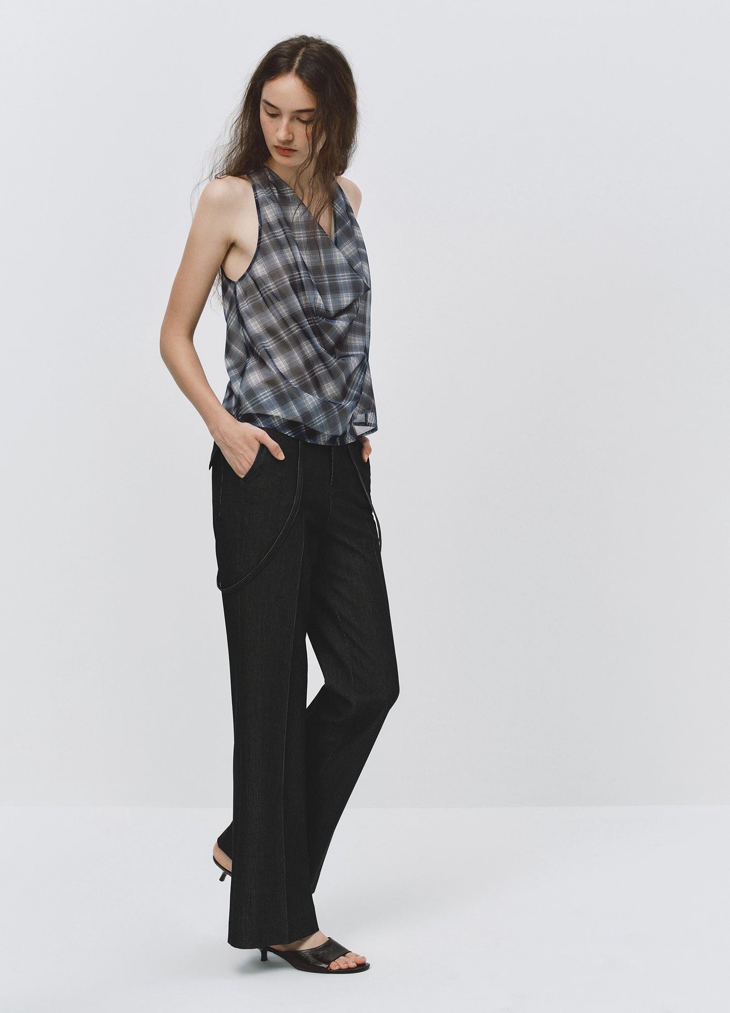 Slim Bootcut Trousers