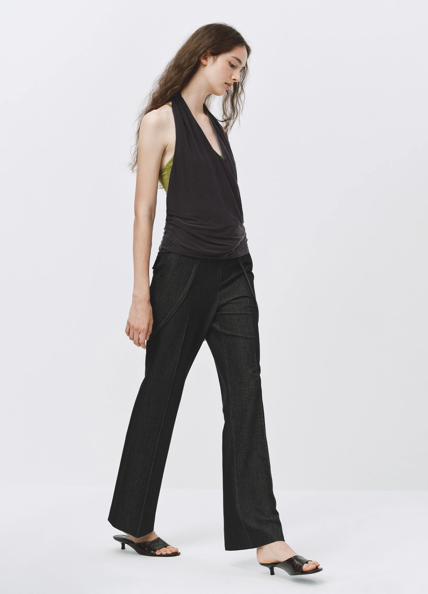 Slim Bootcut Trousers