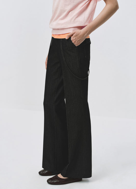 Slim Bootcut Trousers