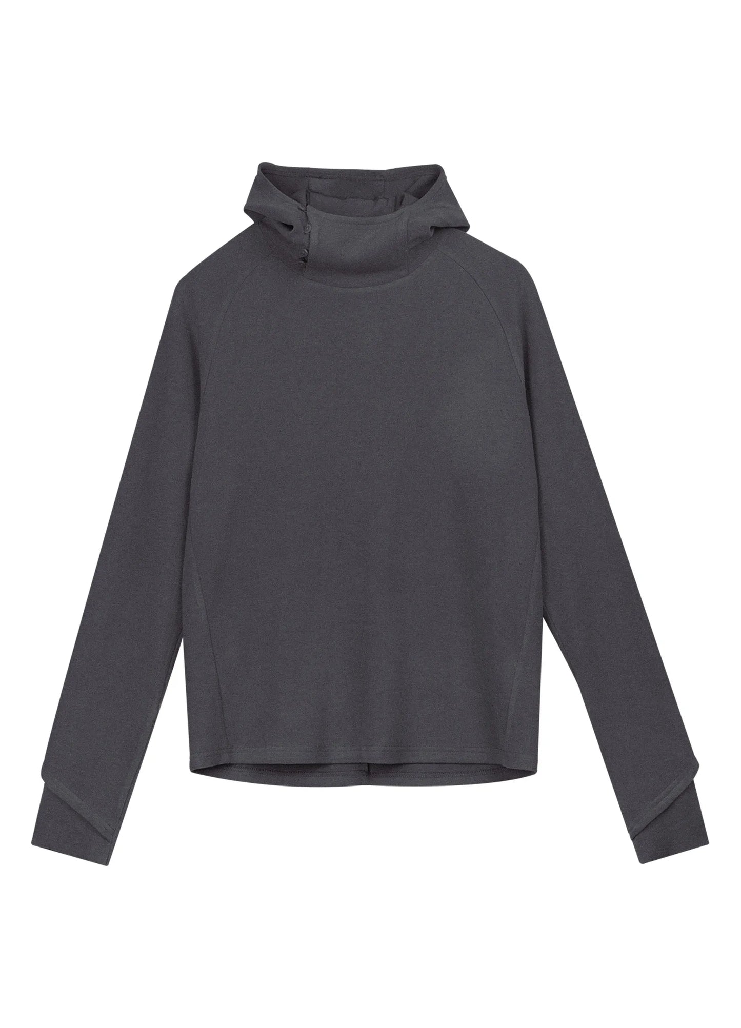 Slit Collar Hoodie