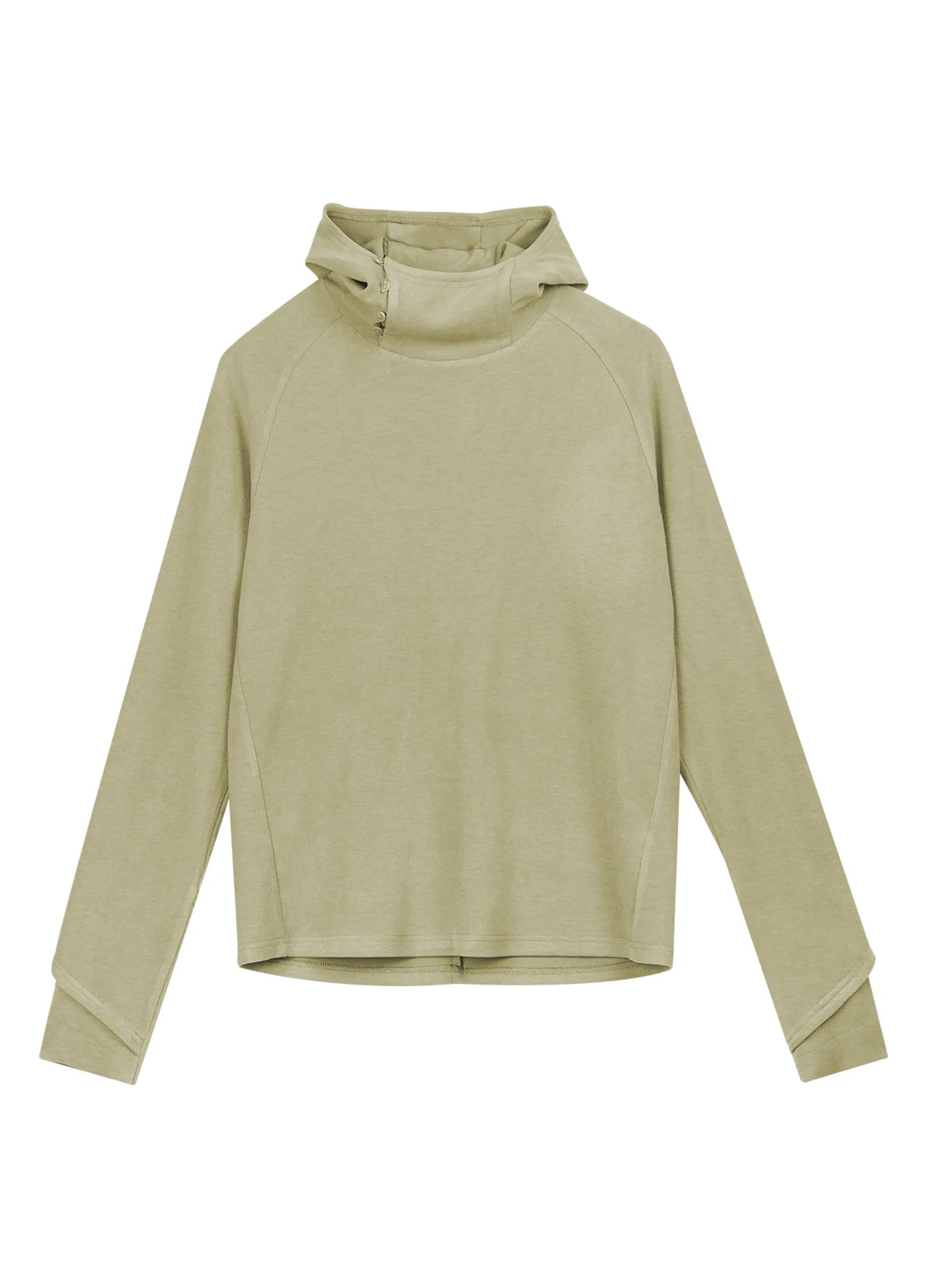 Slit Collar Hoodie