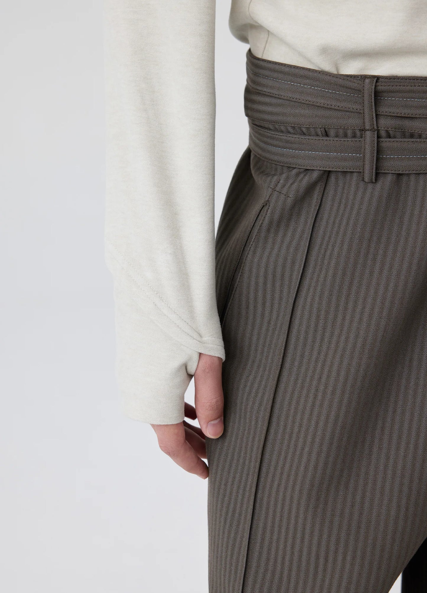 Slit Collar Hoodie