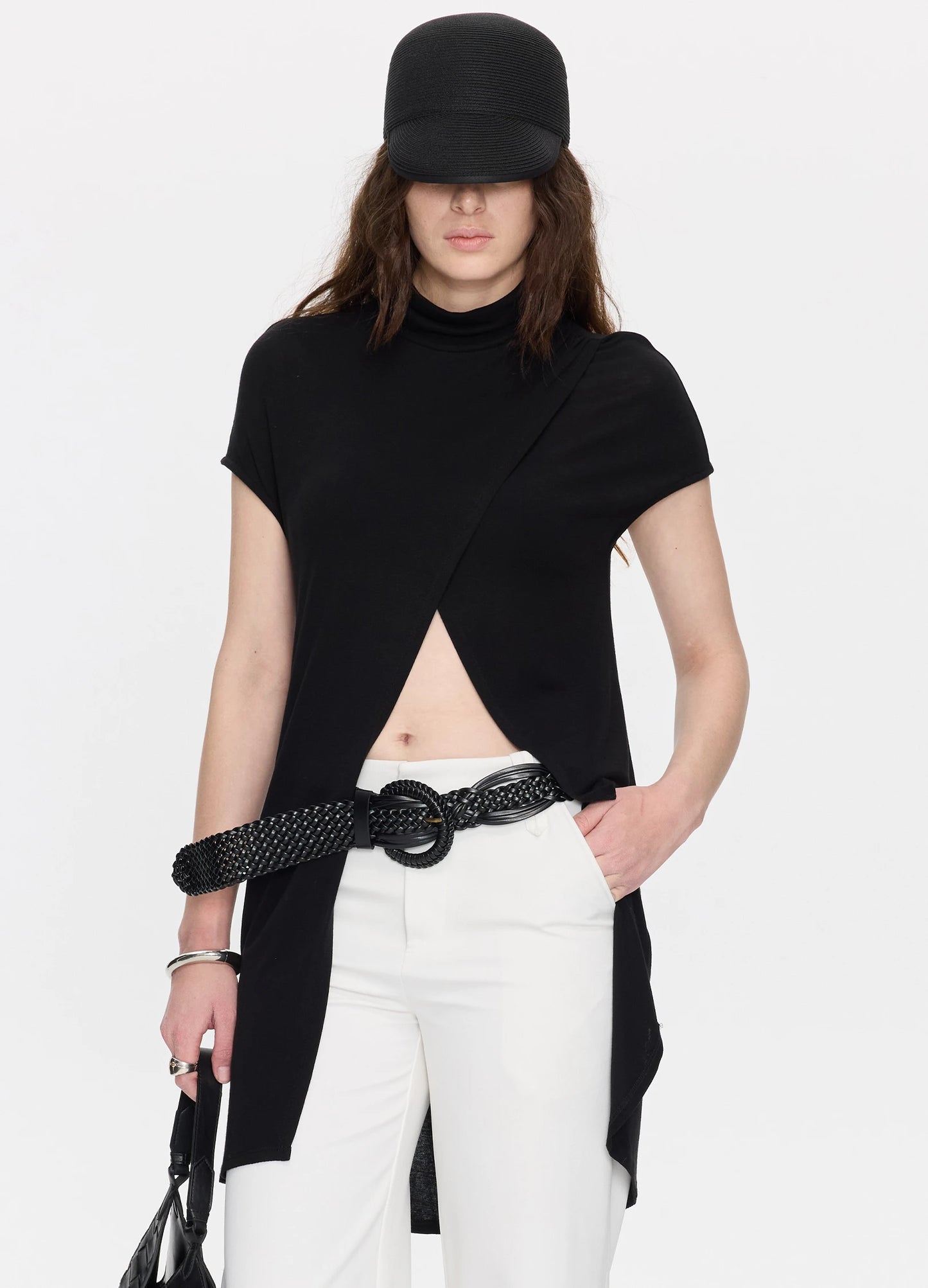 Slit Neck Top
