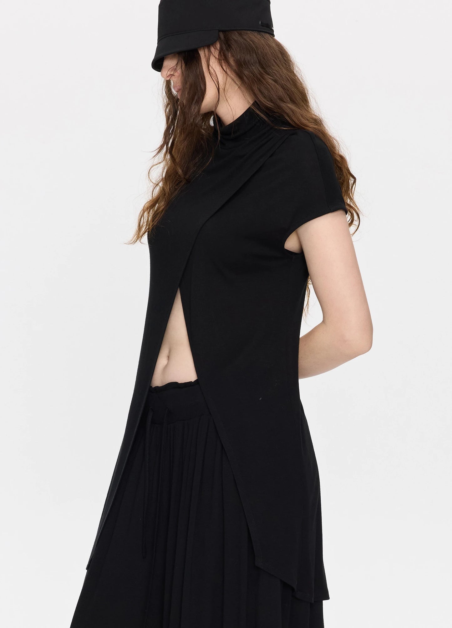Slit Neck Top