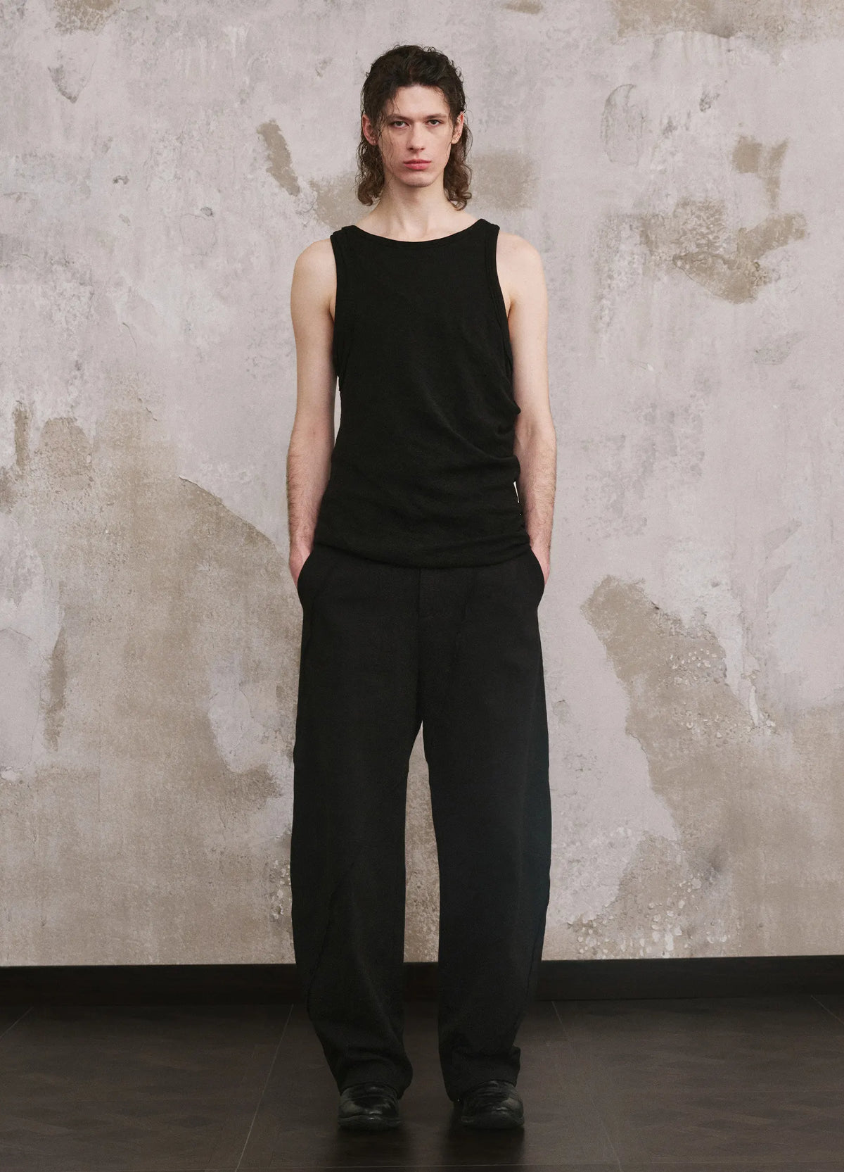 Spiral Raw Edge Trousers