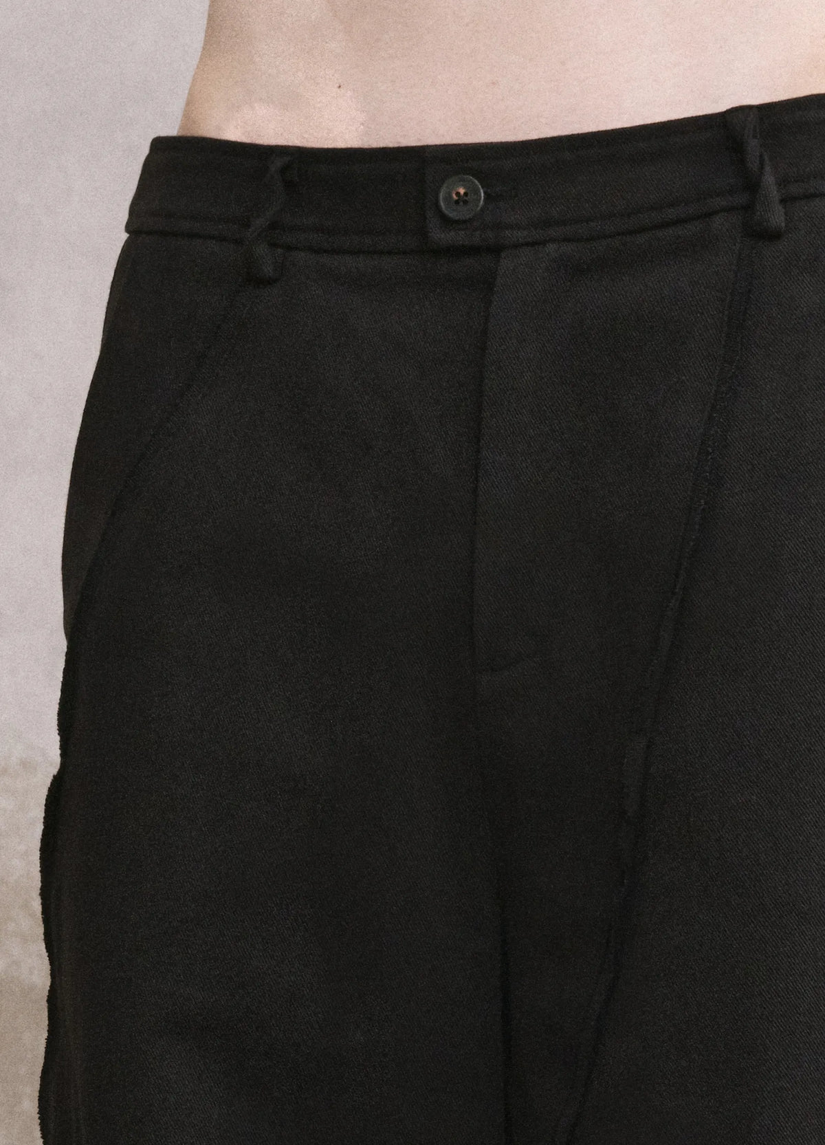 Spiral Raw Edge Trousers