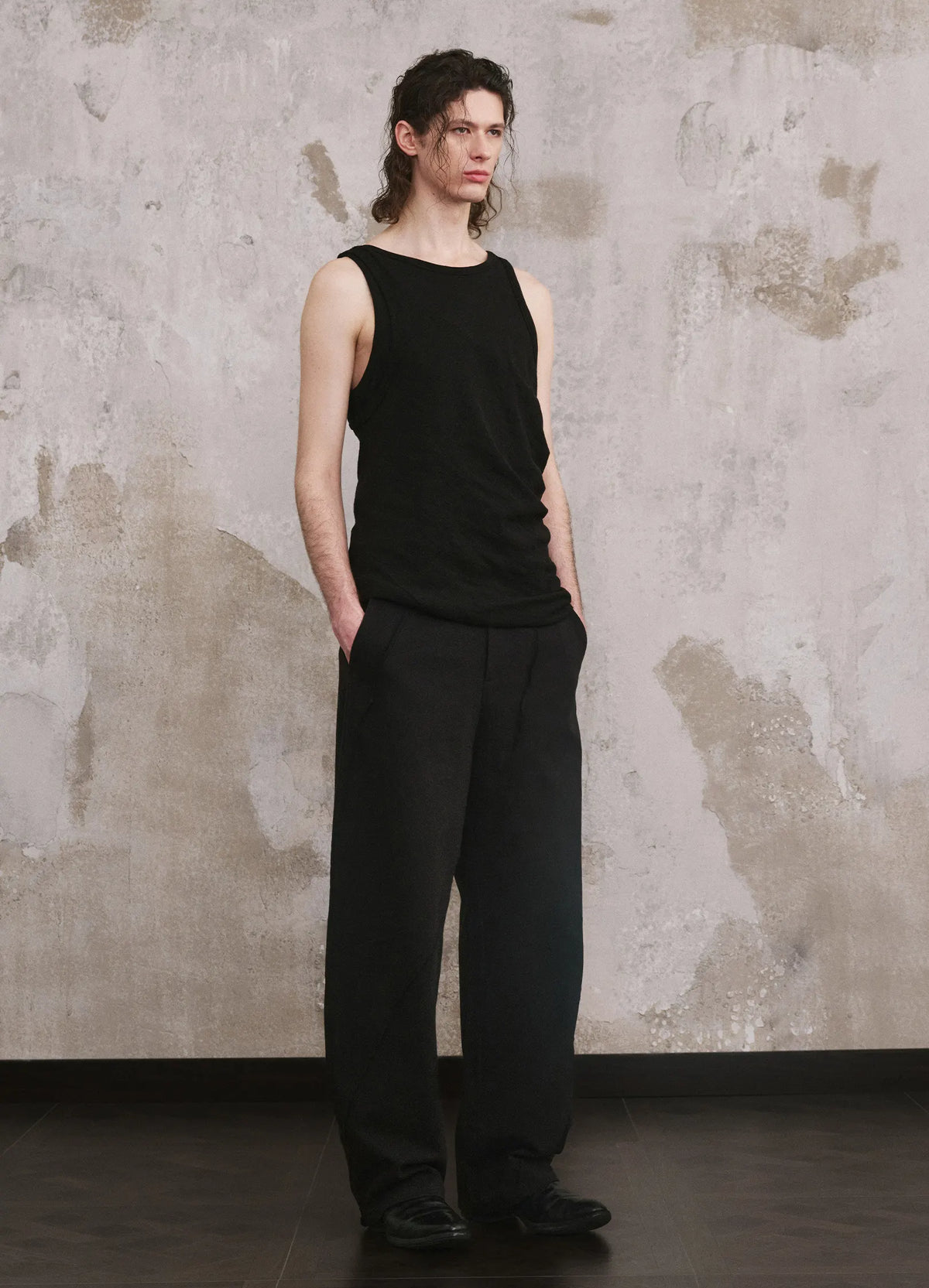 Spiral Raw Edge Trousers
