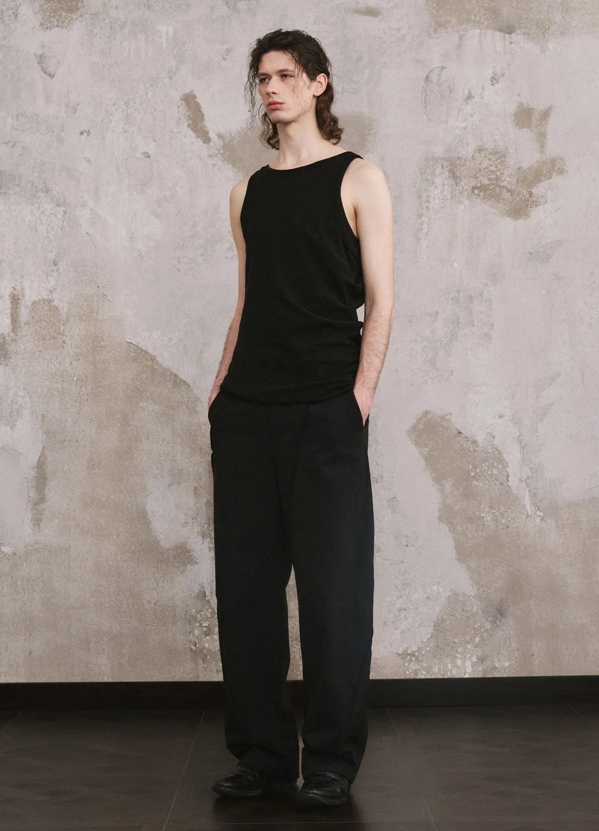 Spiral Raw Edge Trousers