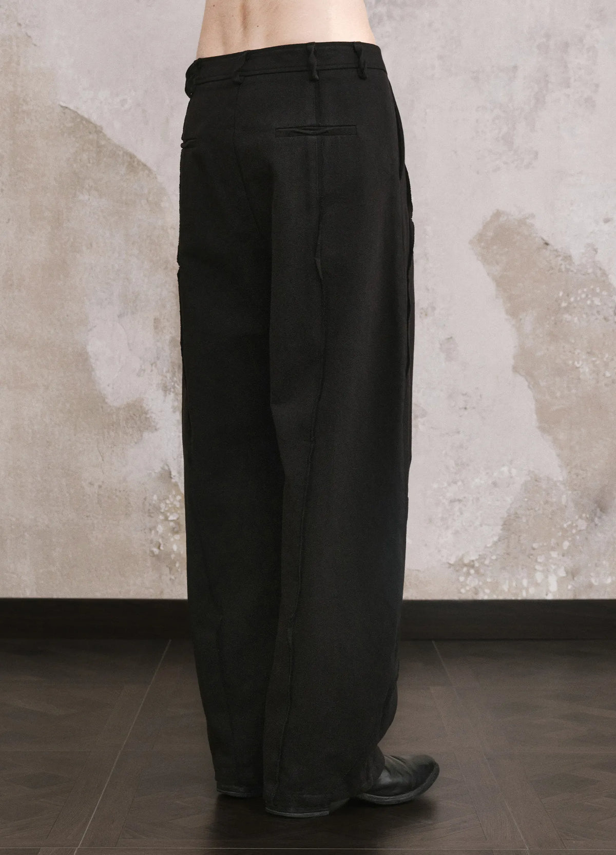 Spiral Raw Edge Trousers