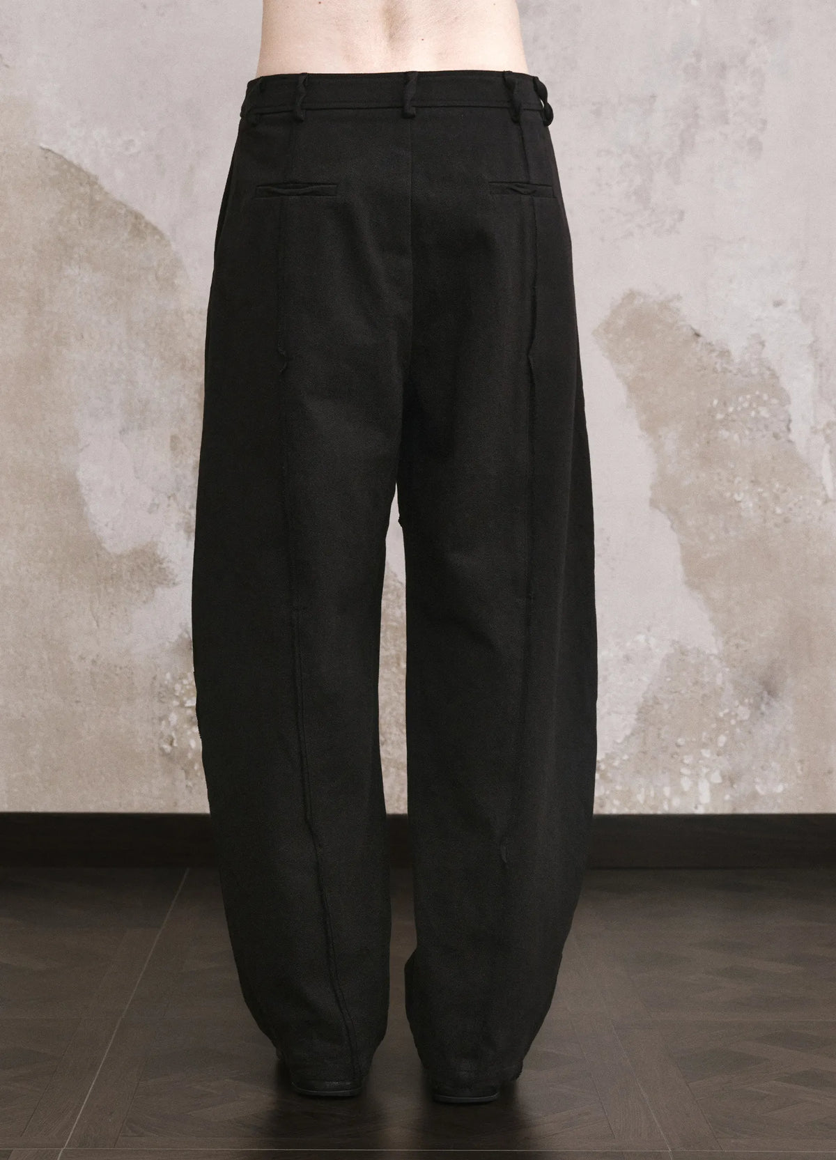Spiral Raw Edge Trousers
