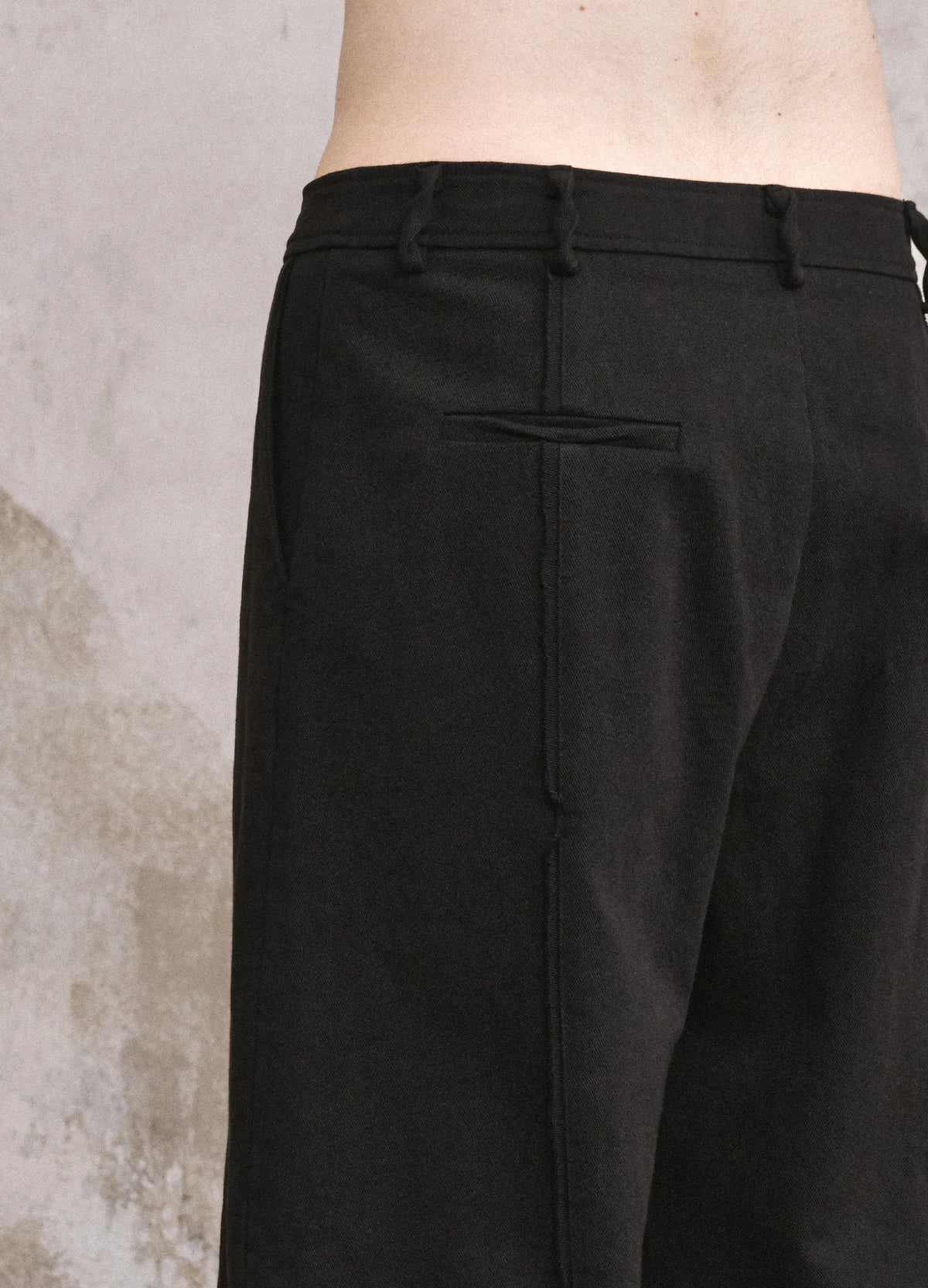 Spiral Raw Edge Trousers