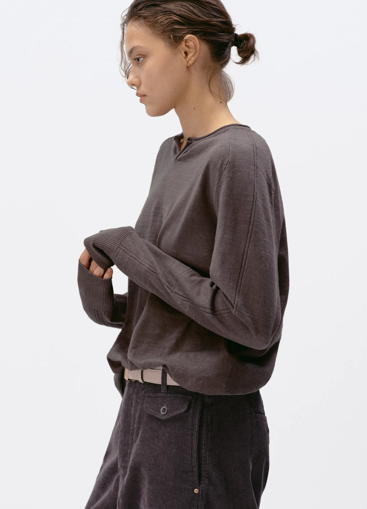 Split-Neck Longsleeve