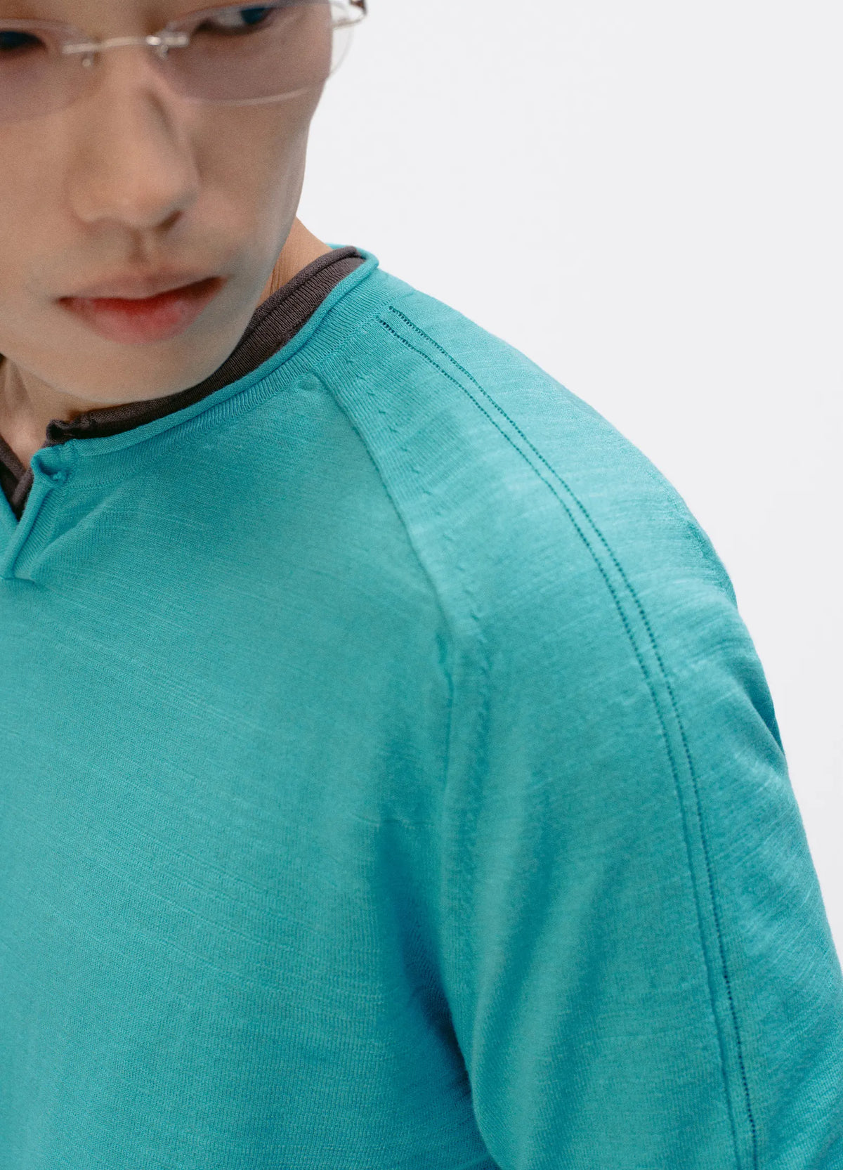 Split-Neck Longsleeve