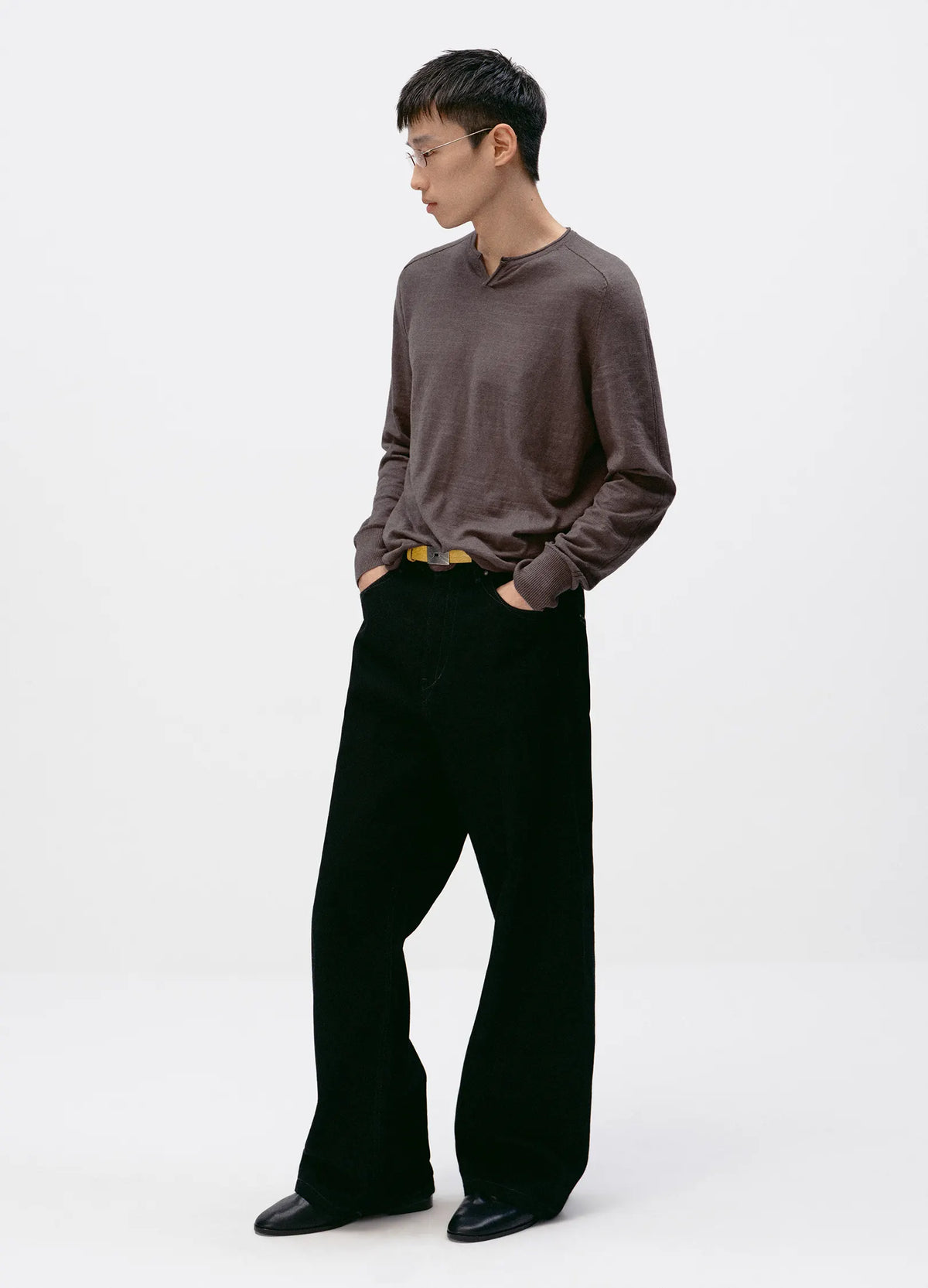 Split-Neck Longsleeve