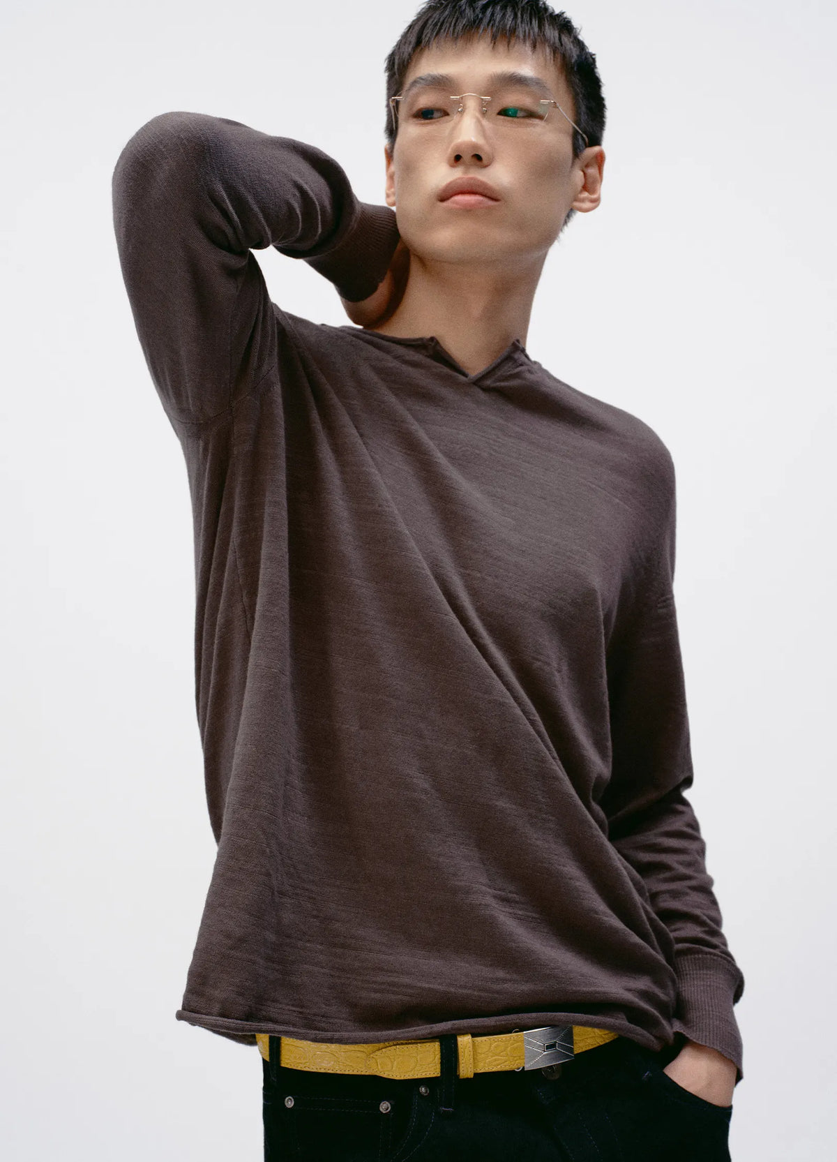 Split-Neck Longsleeve