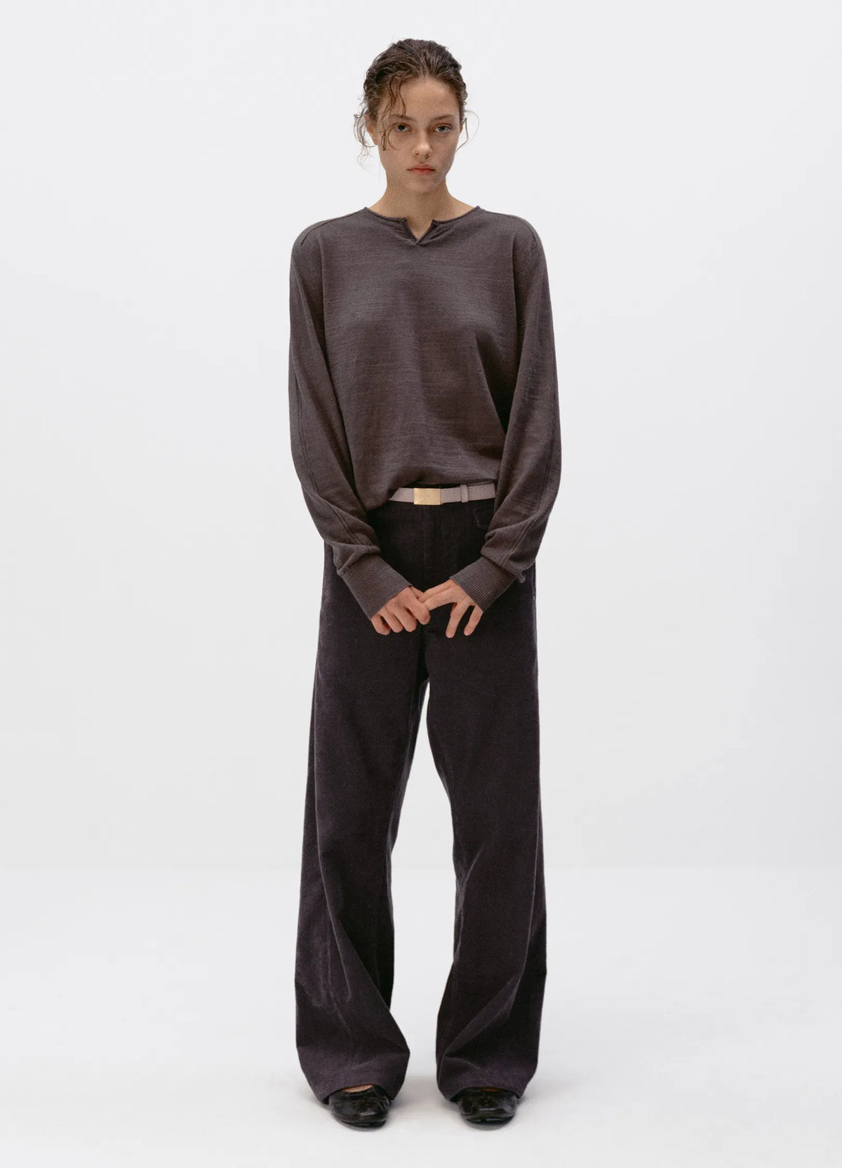 Split-Neck Longsleeve