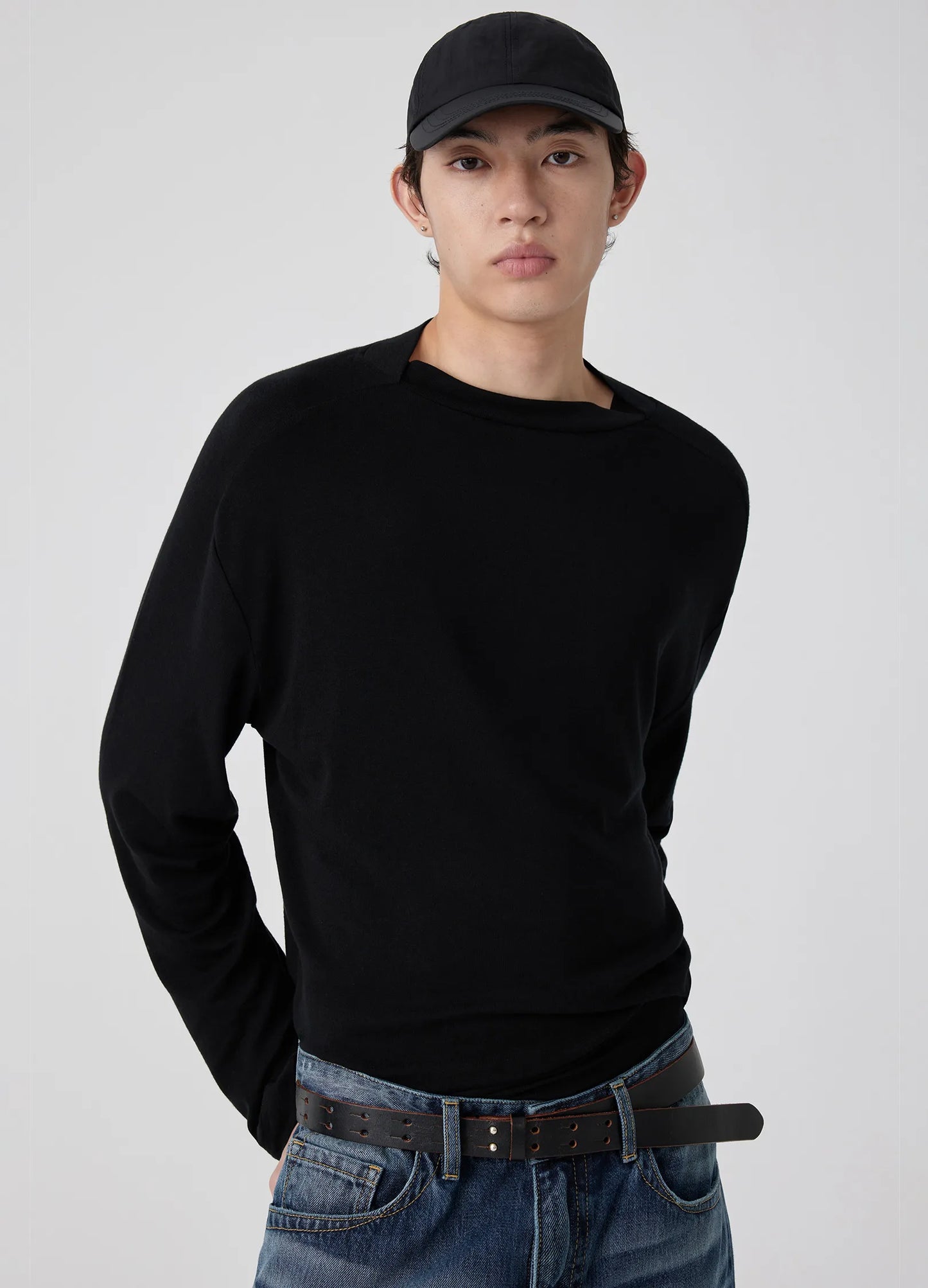 Split Neck Longsleeve