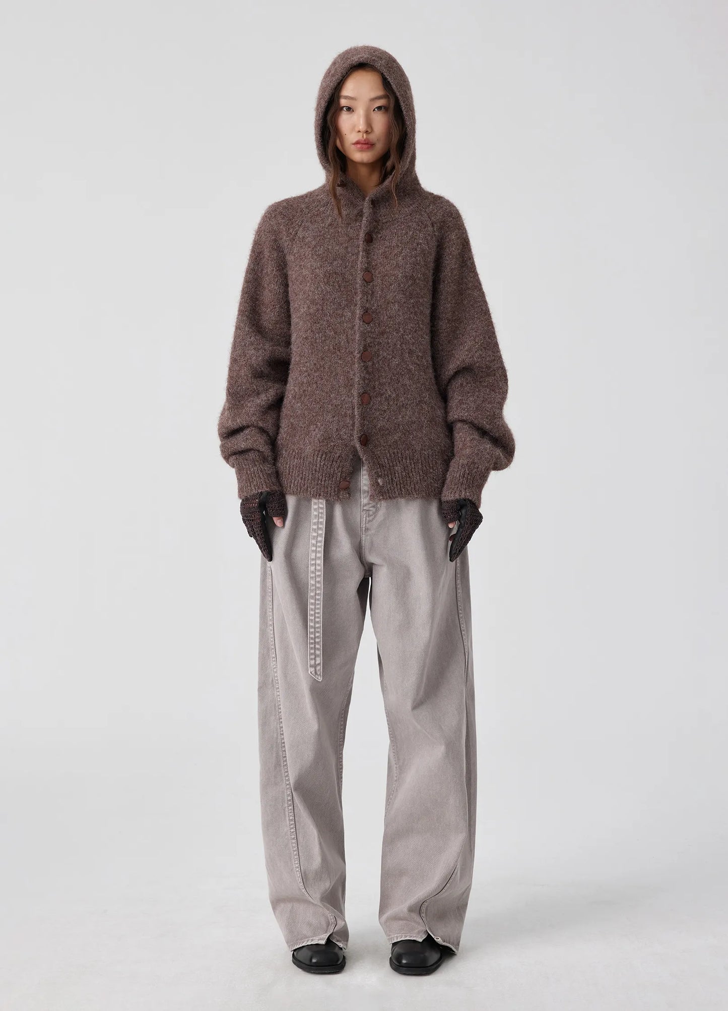 Split Stitch Belted Denims