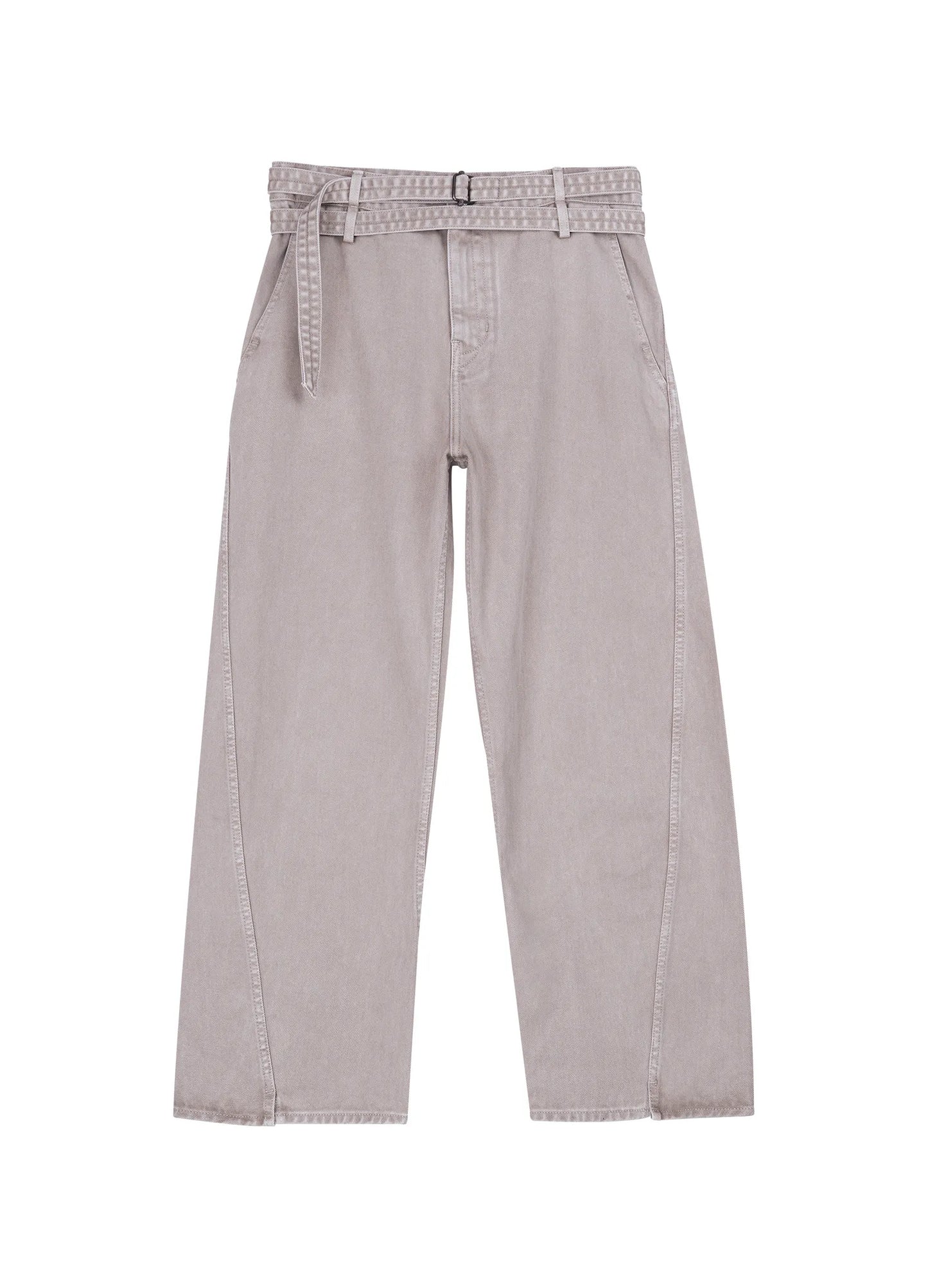 Split Stitch Belted Denims