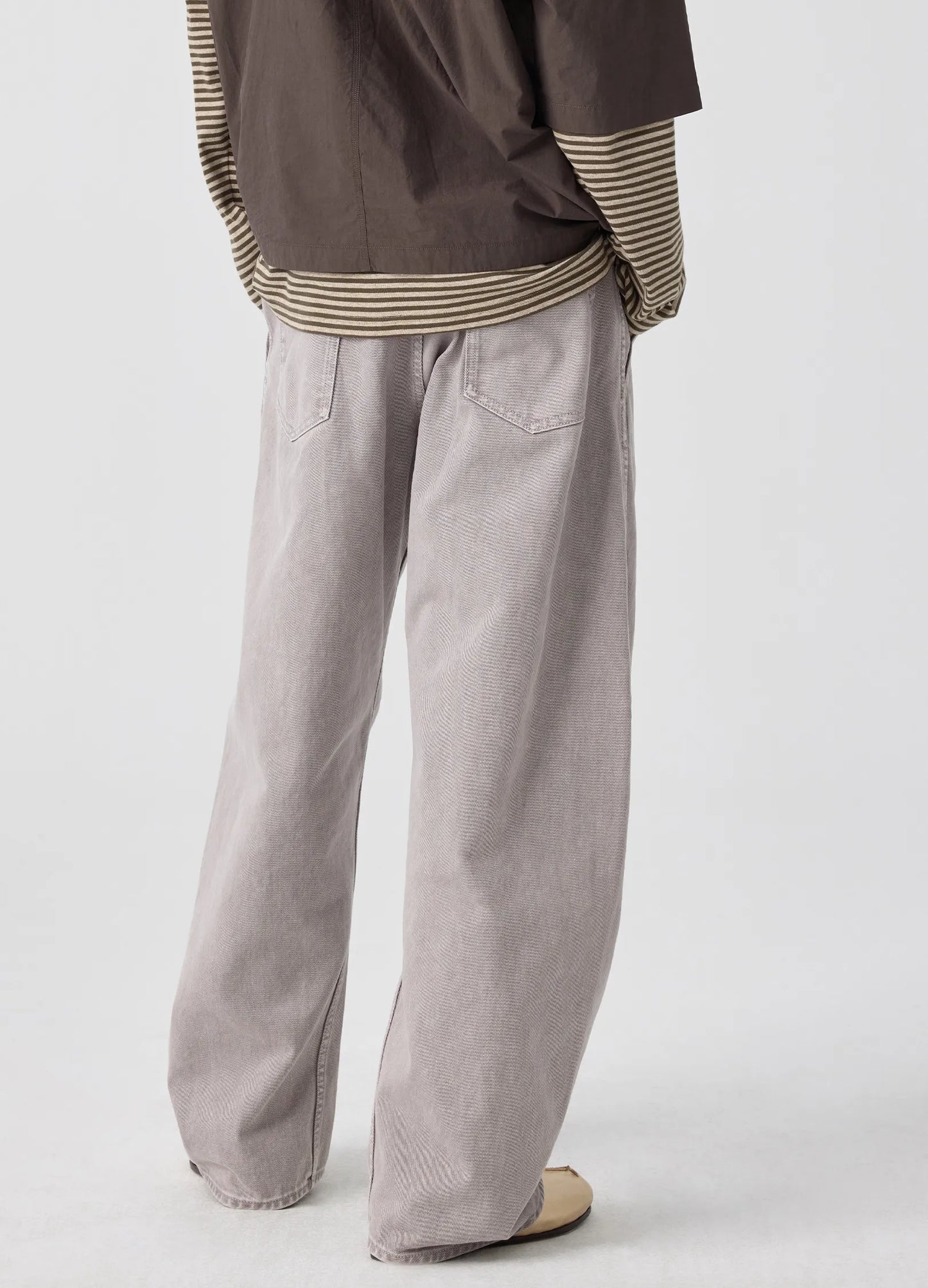 Split Stitch Belted Denims