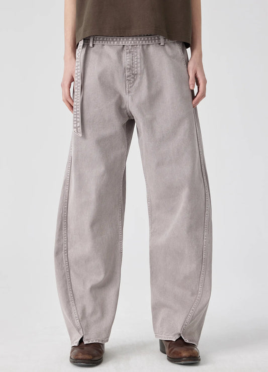 Split Stitch Belted Denims