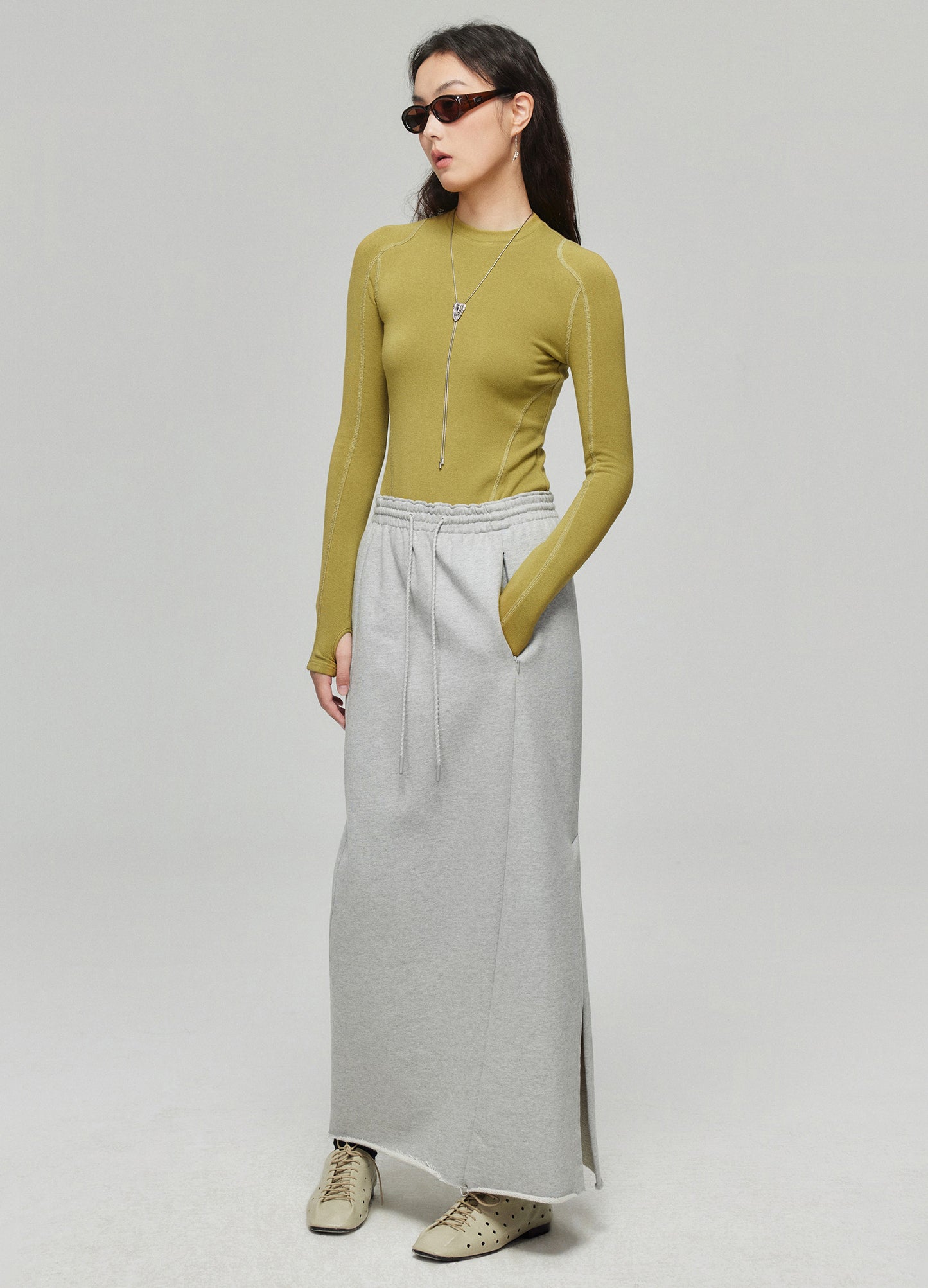 Split Lounge Skirt