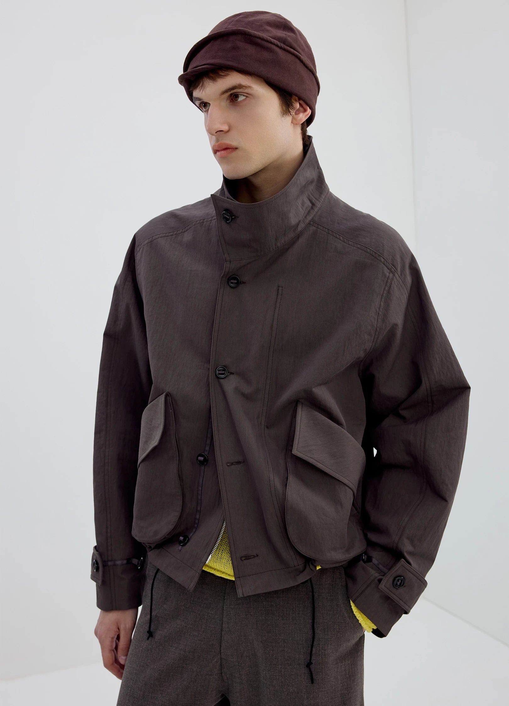 Stand Collar 3D Jacket – VERSEAS