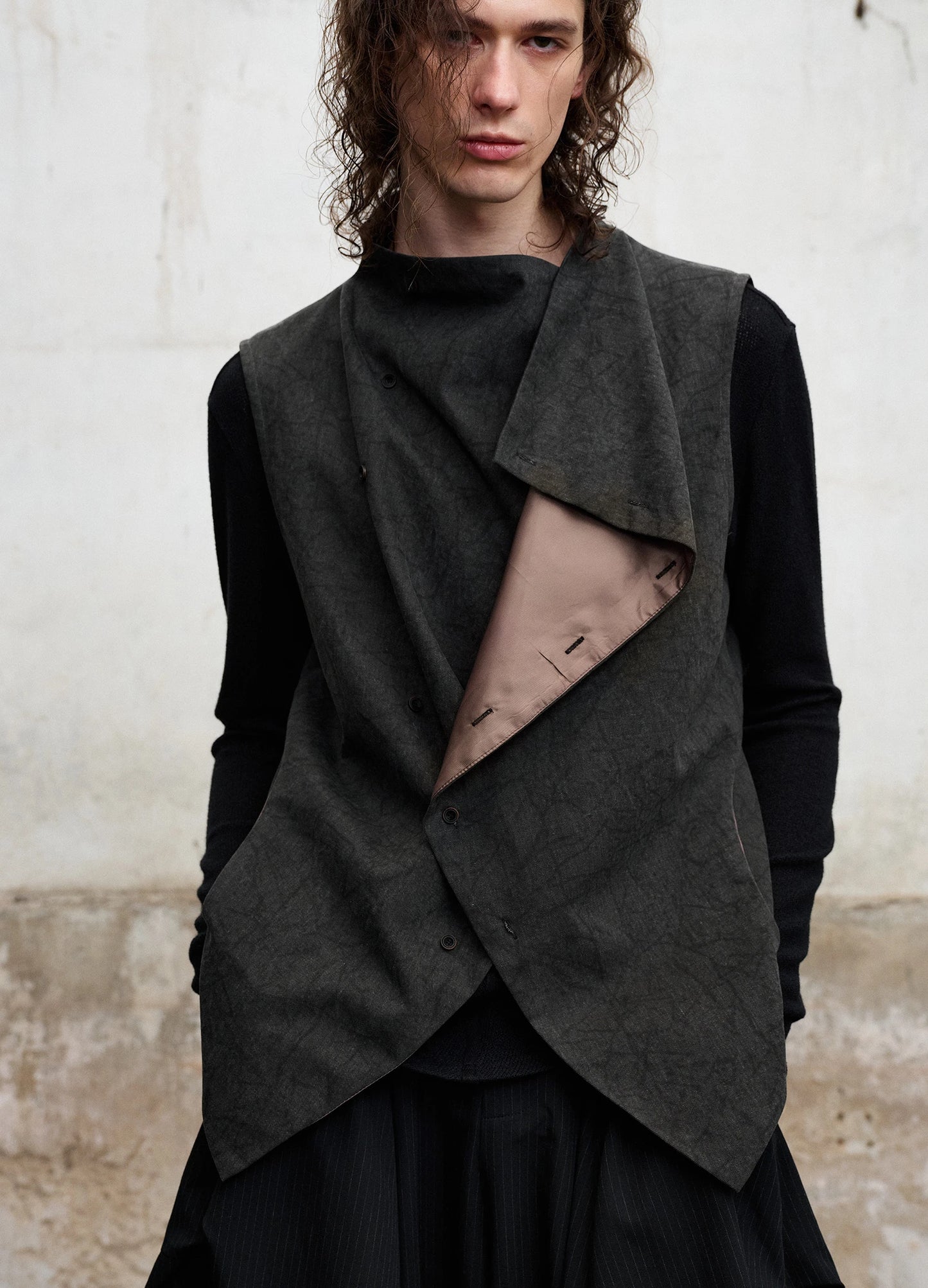 Stand Collar Vest