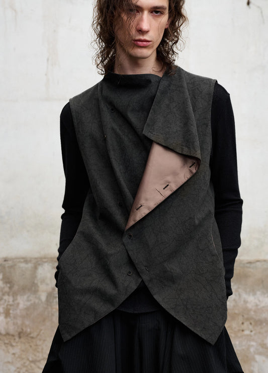 Stand Collar Vest