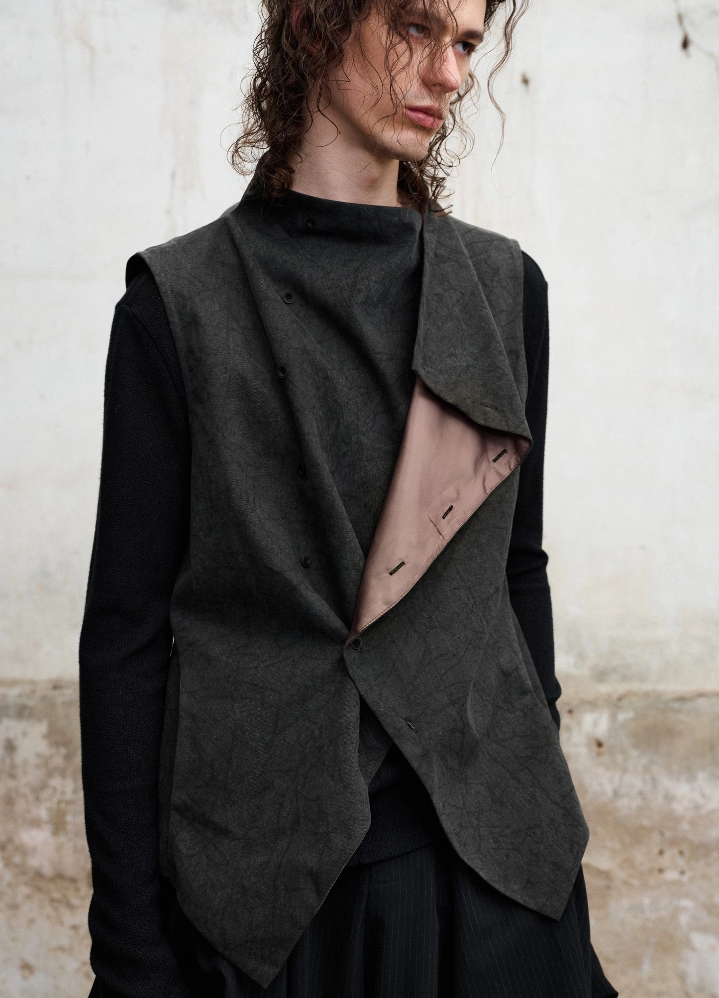 Stand Collar Vest