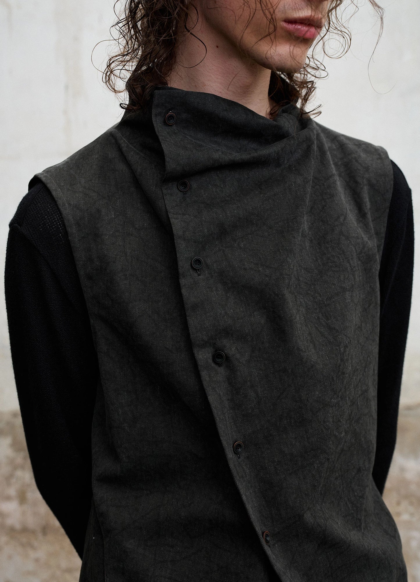 Stand Collar Vest