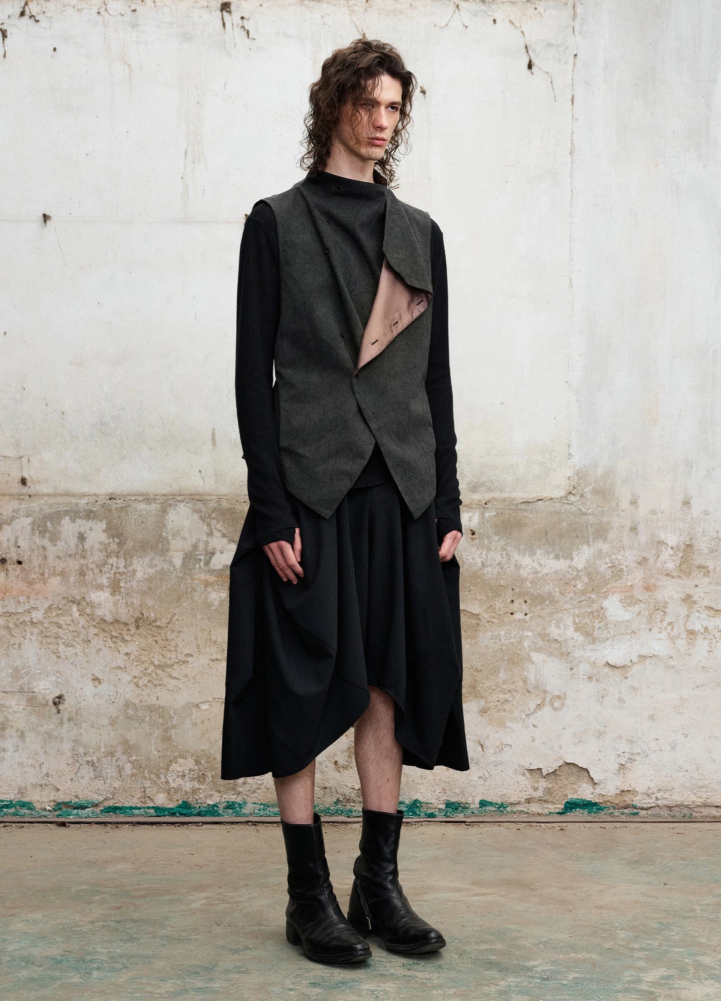 Stand Collar Vest