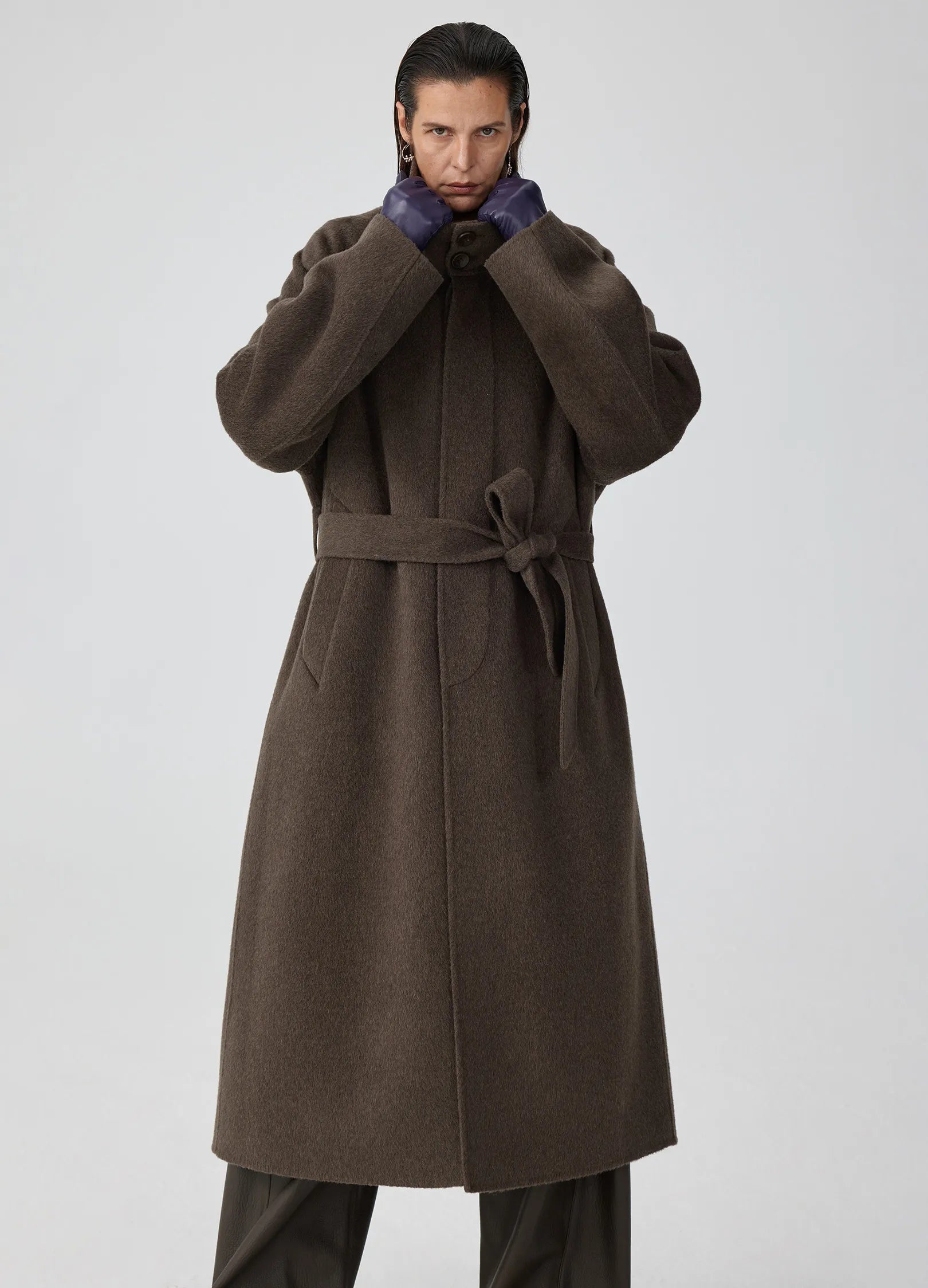 【VICTIM】WOOL BIG COAT Standup Wool Coat – VERSEAS