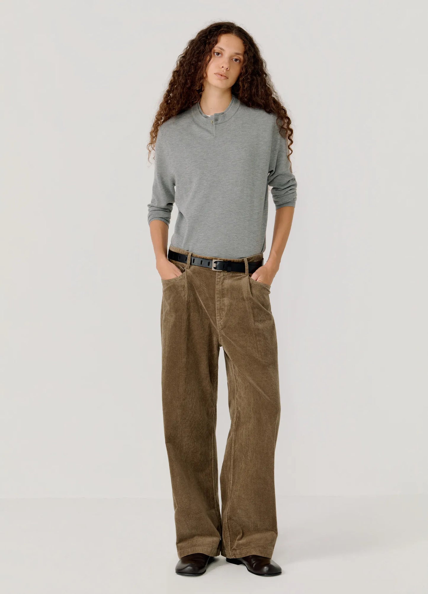 Straight Corduroy Trousers