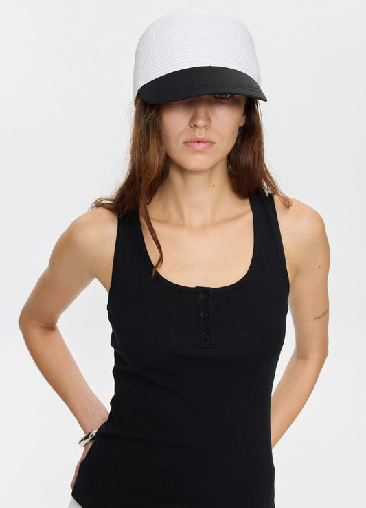 Straw Equestrian Cap