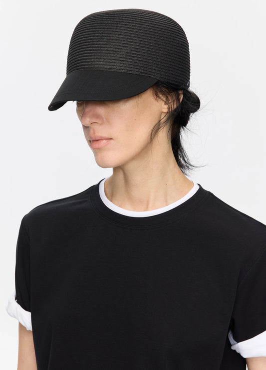 Straw Equestrian Cap