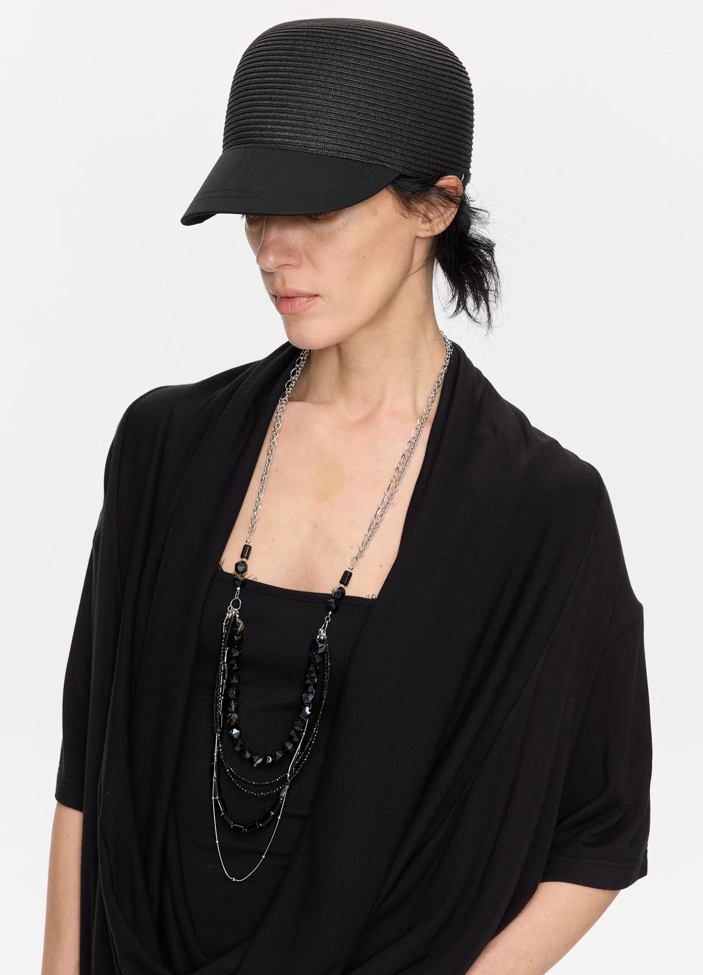 Straw Equestrian Cap