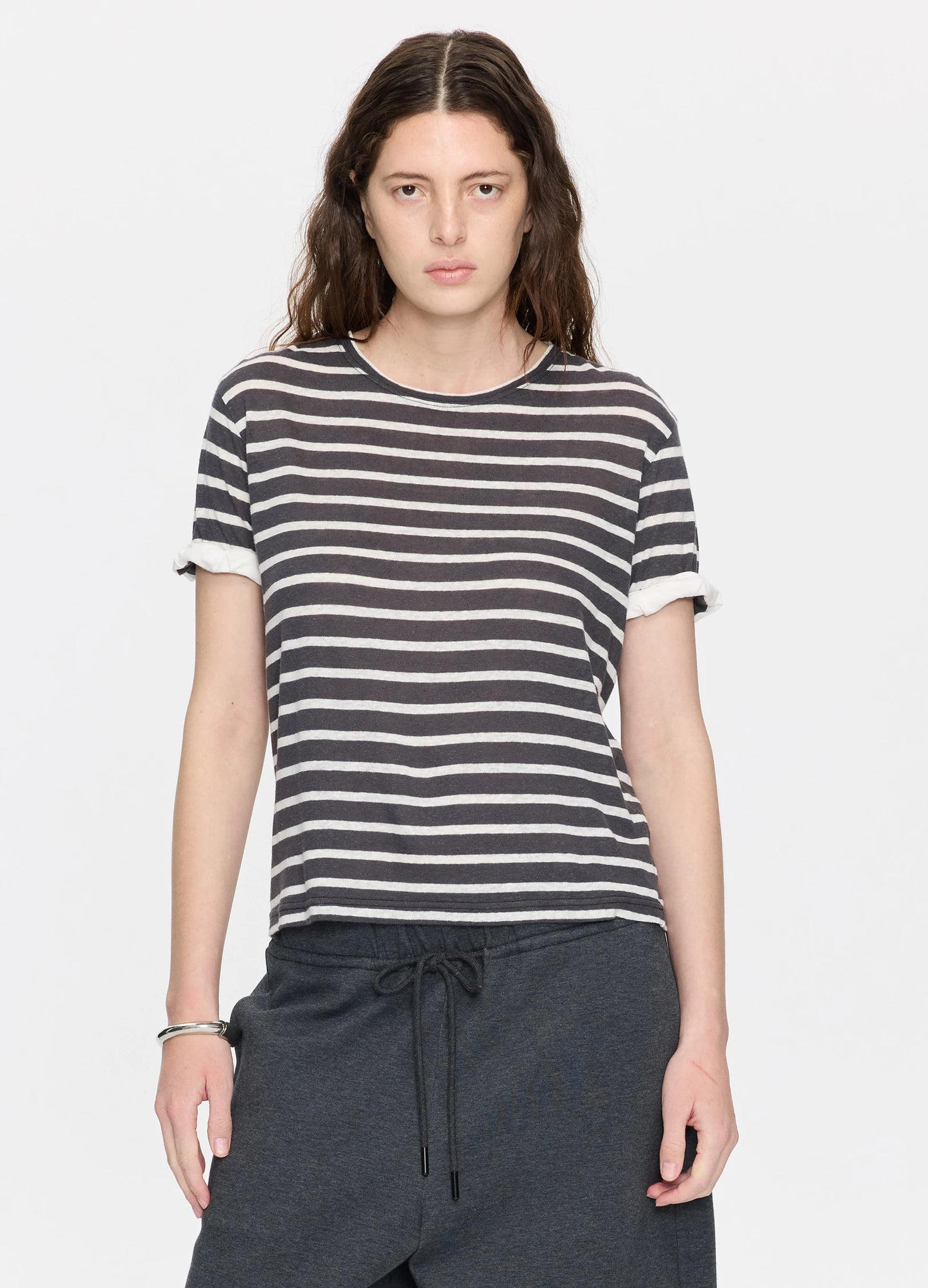 Striped Linen Tee