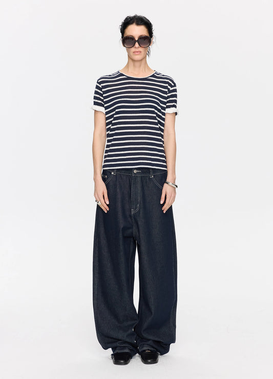 Striped Linen Tee