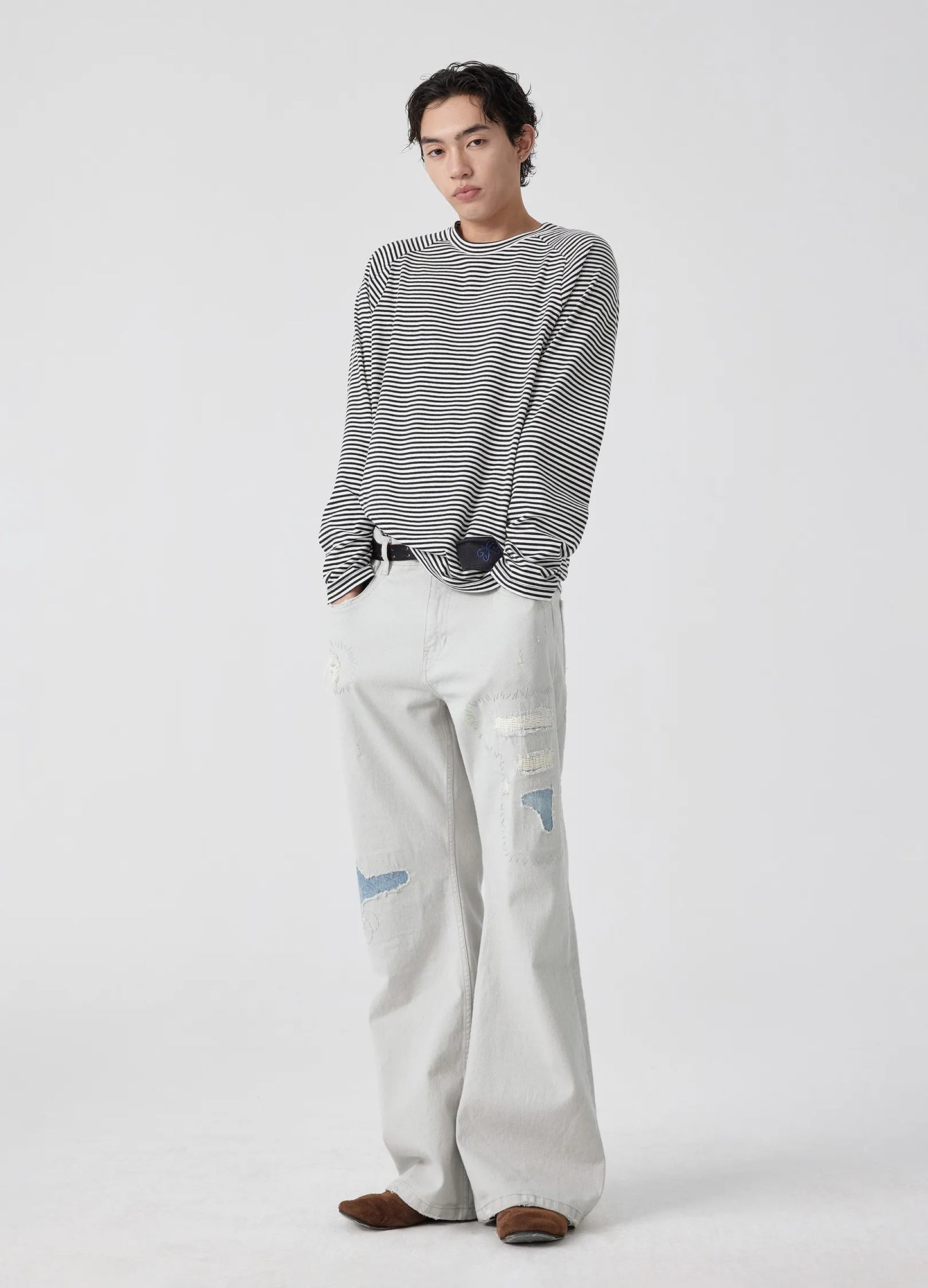 Striped Patch Longsleeve