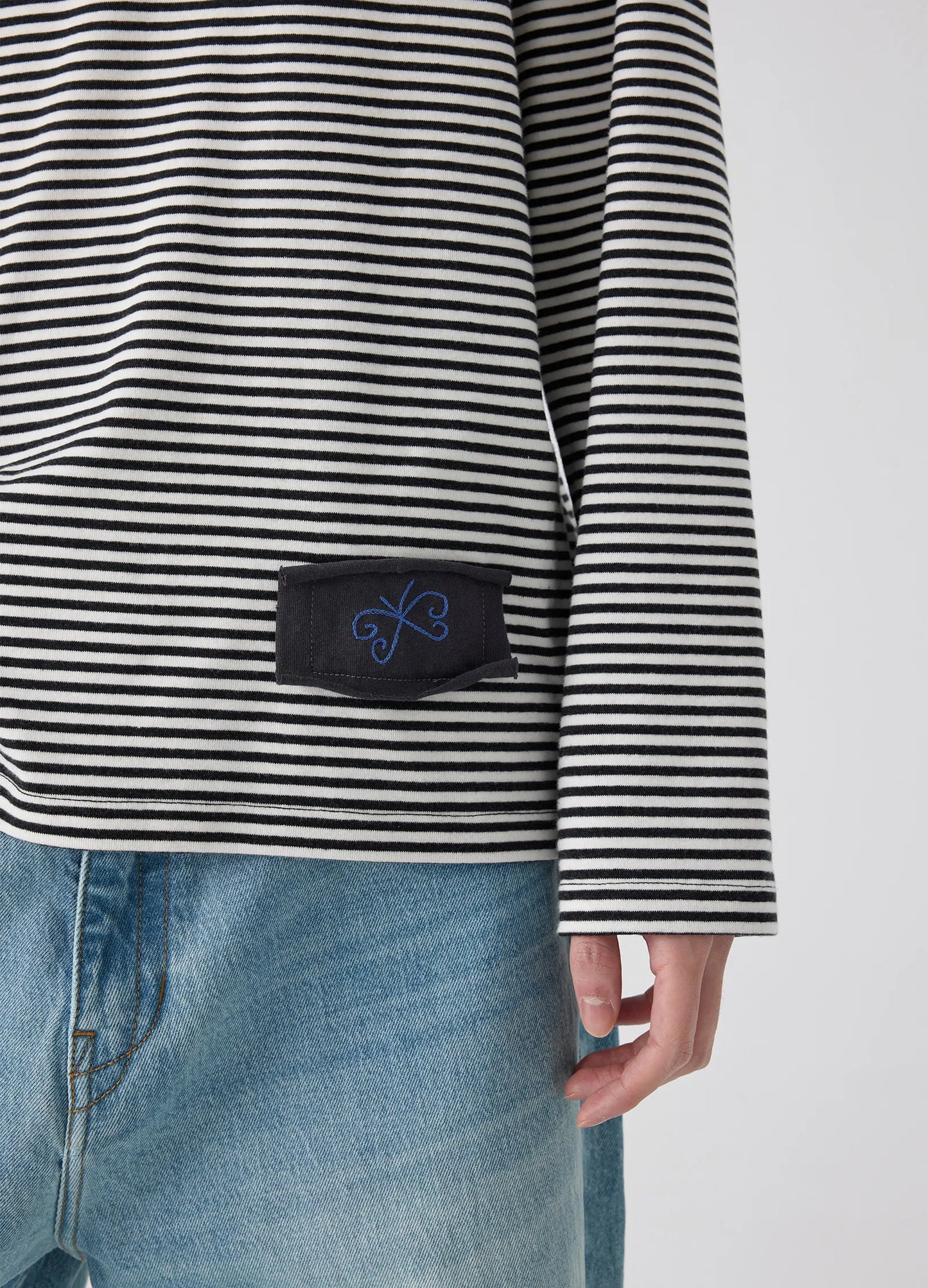 Striped Patch Longsleeve