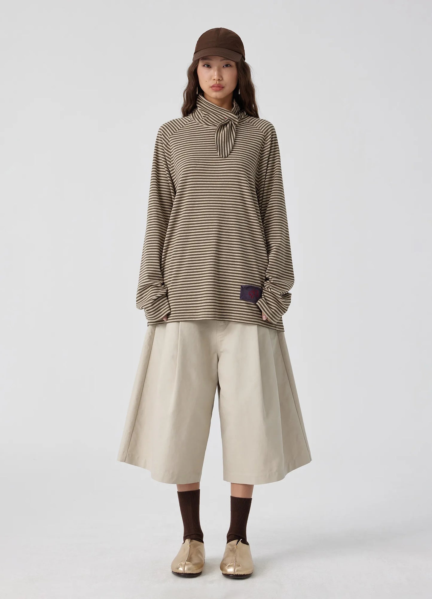 Striped Patch Longsleeve