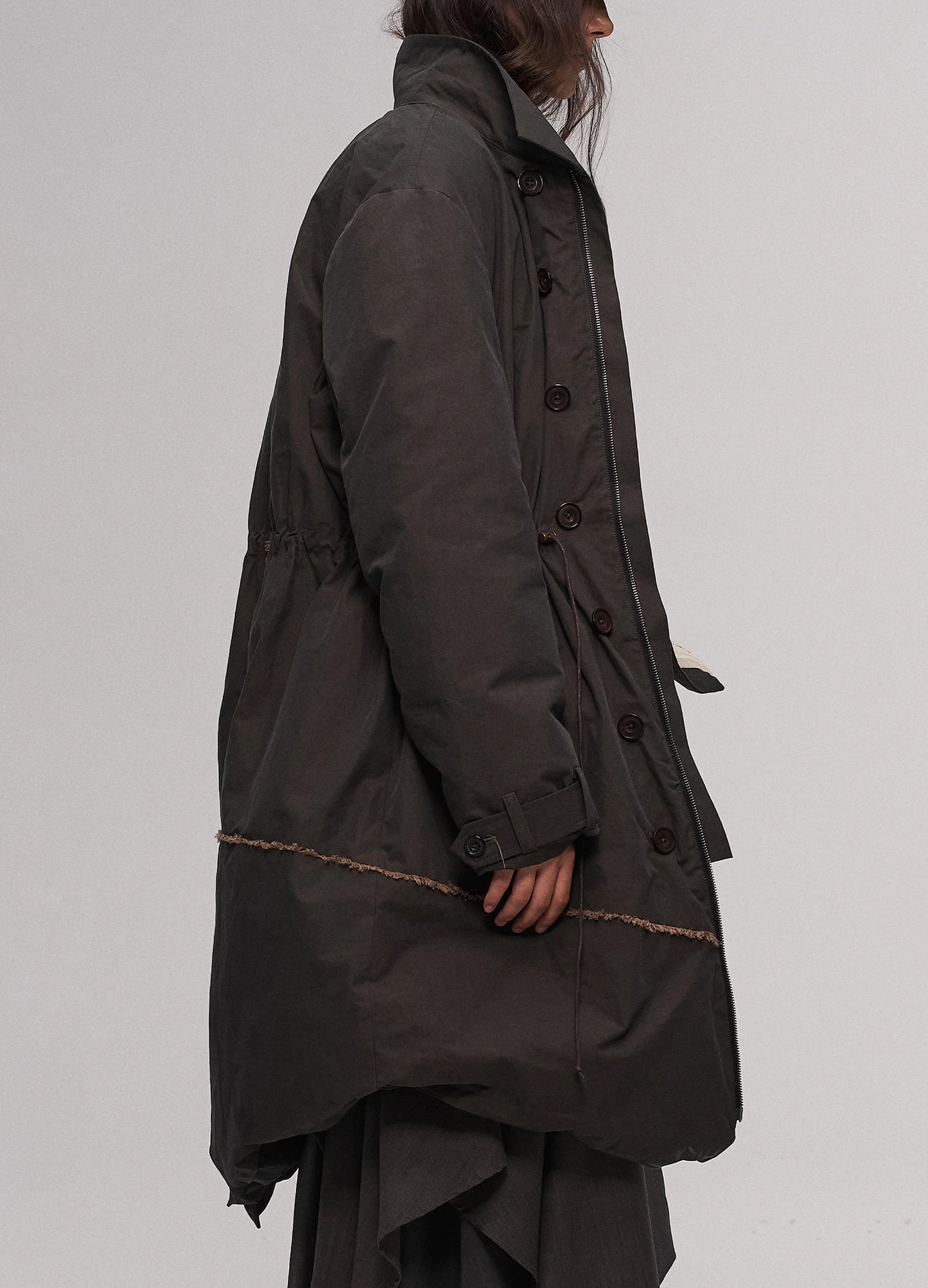 Structured Parka Coat